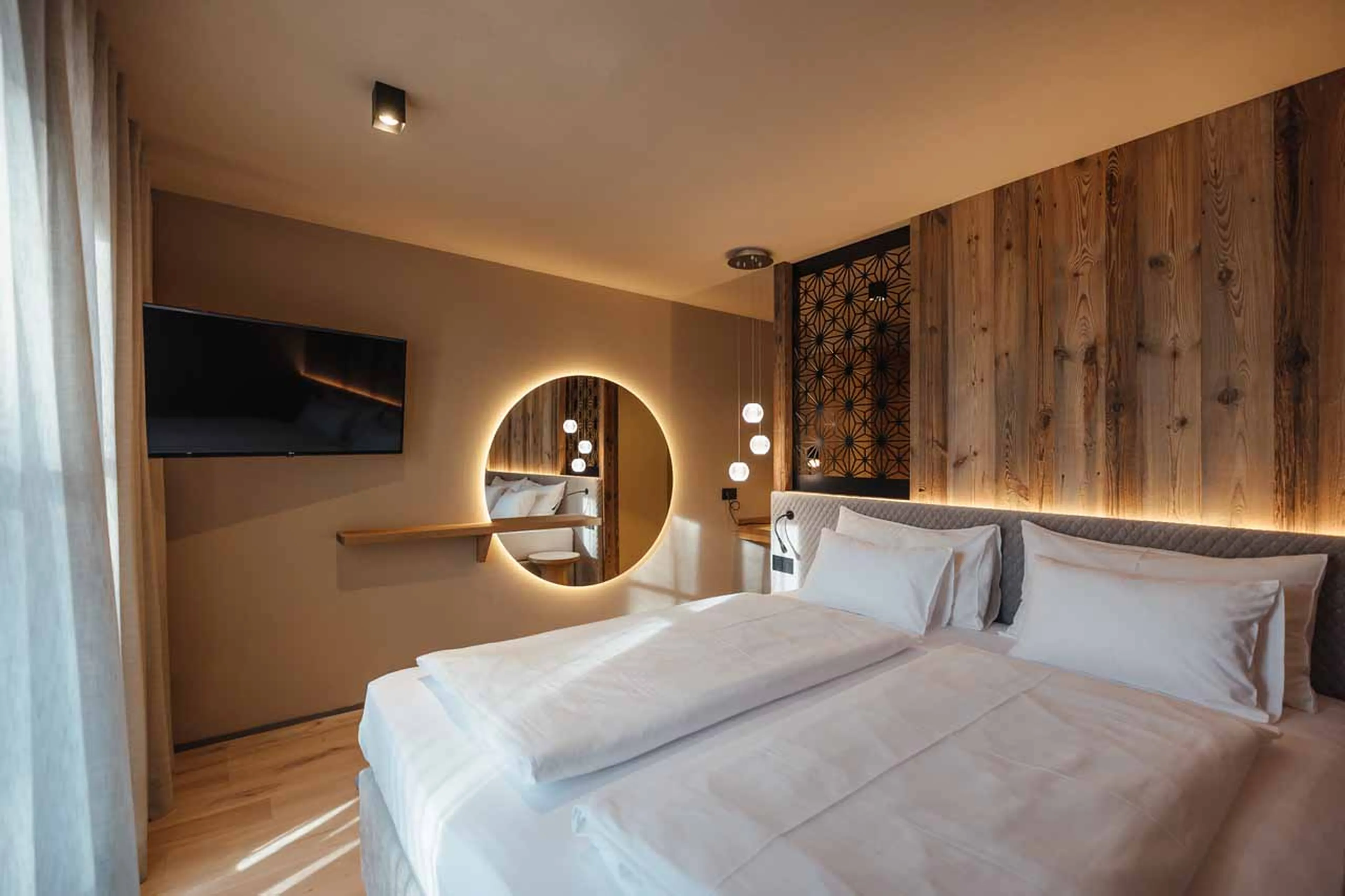 Bedroom two at Chalet Pescosta in Kronplatz