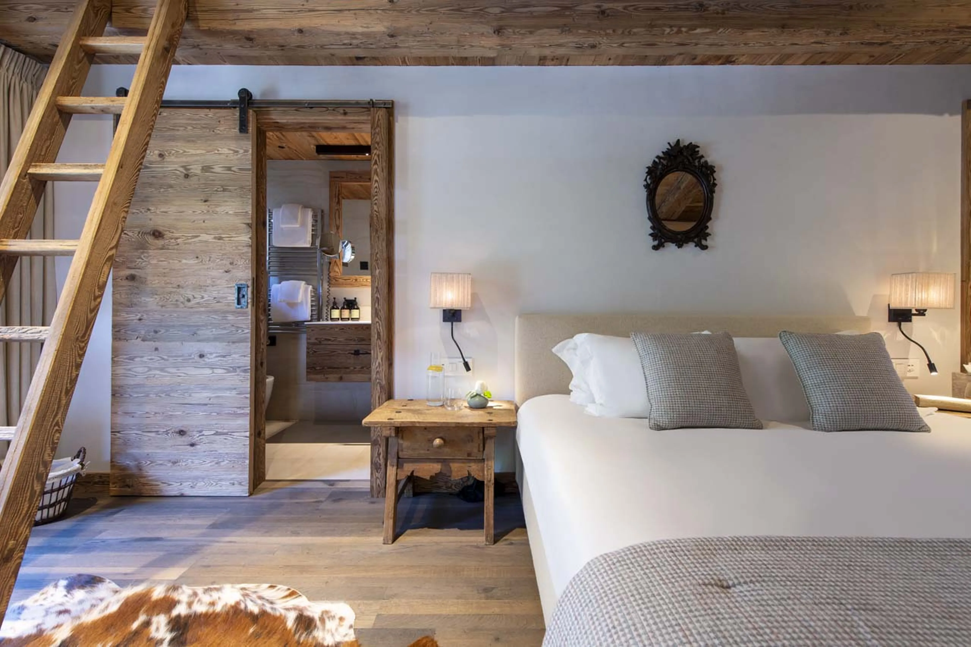 Access to en-suite shower room at Chalet Peter Pan in Verbier