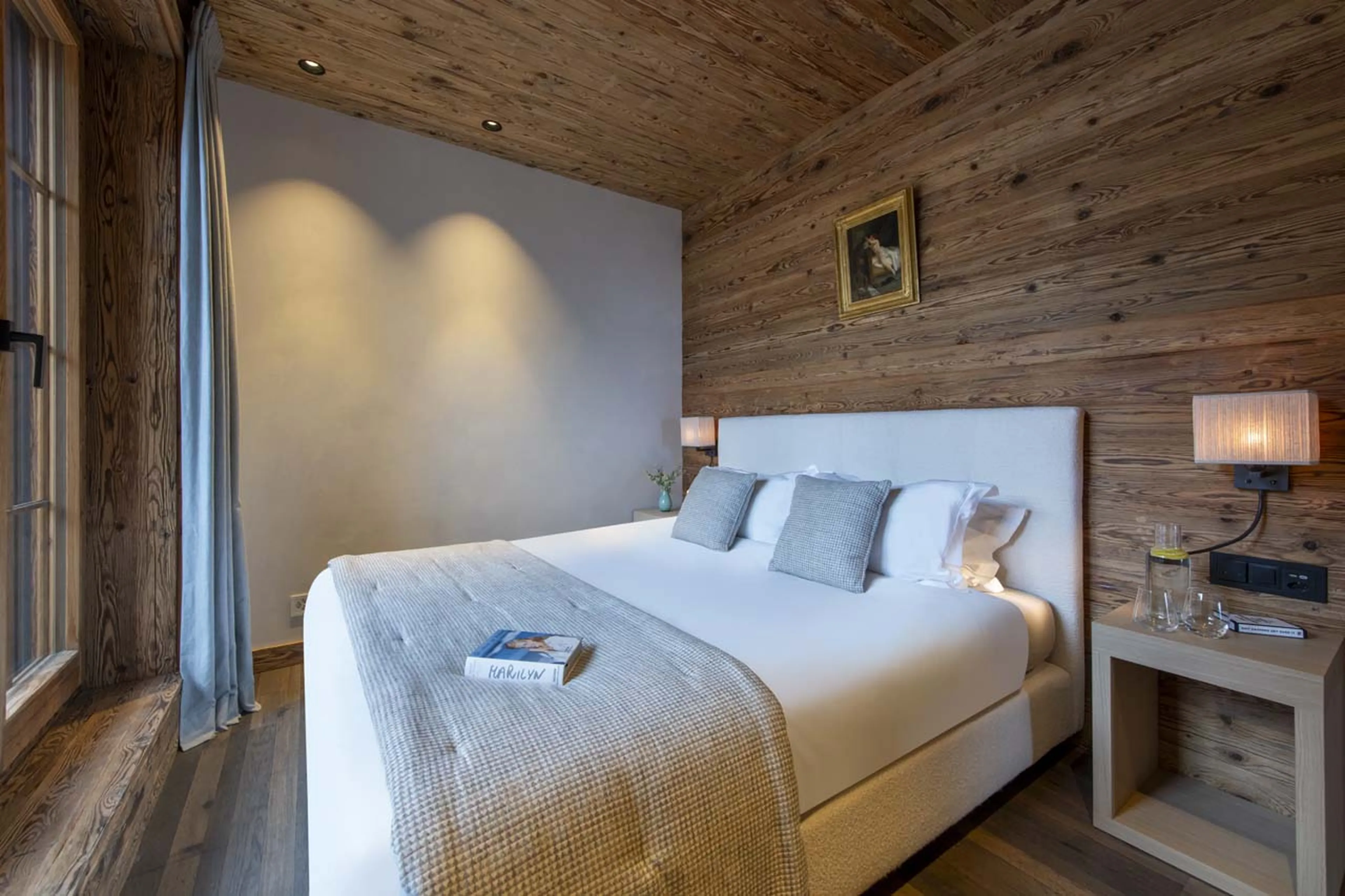 Bedroom three at Chalet Peter Pan in Verbier