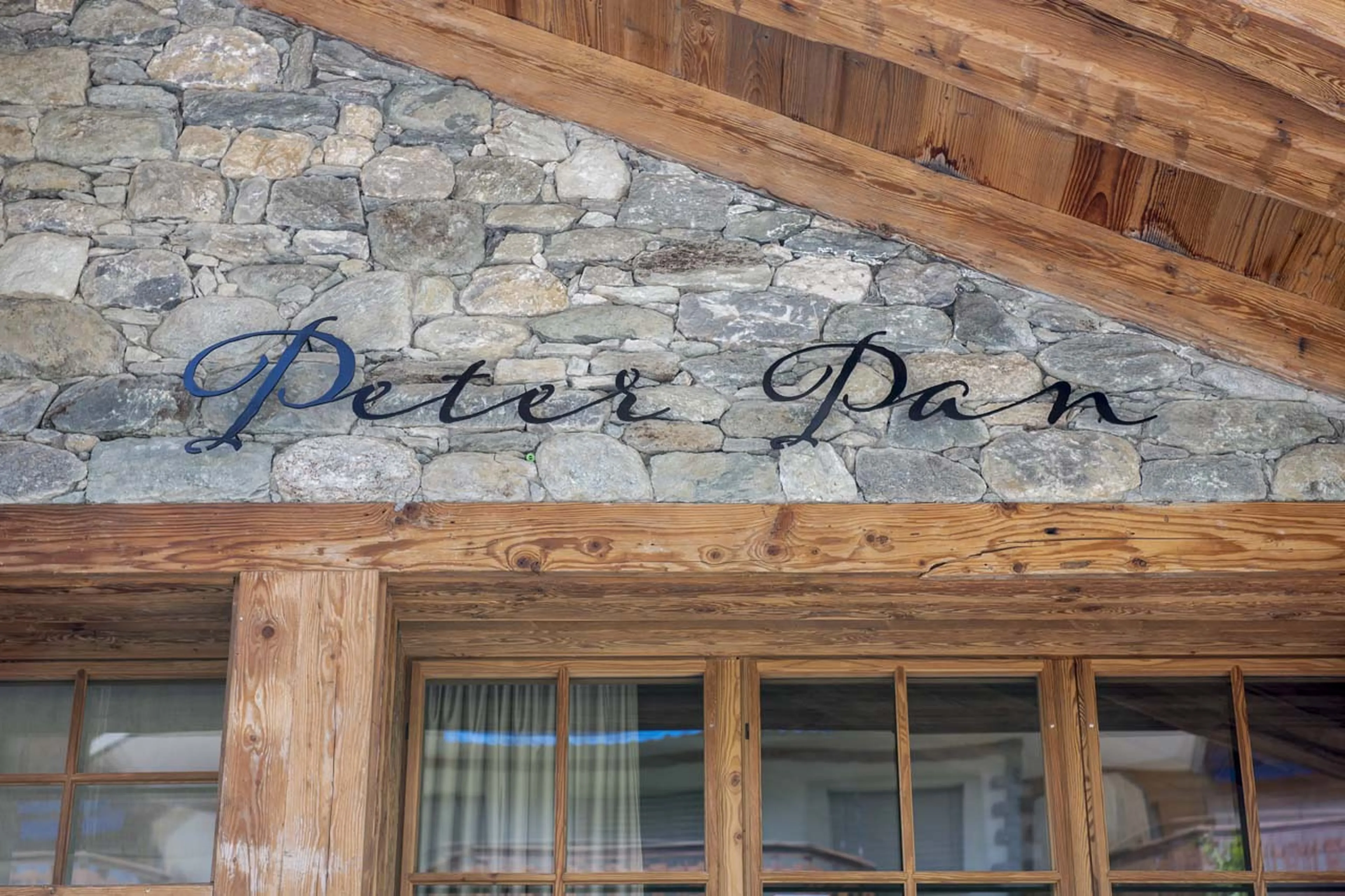 Brickwork at Chalet Peter Pan in Verbier