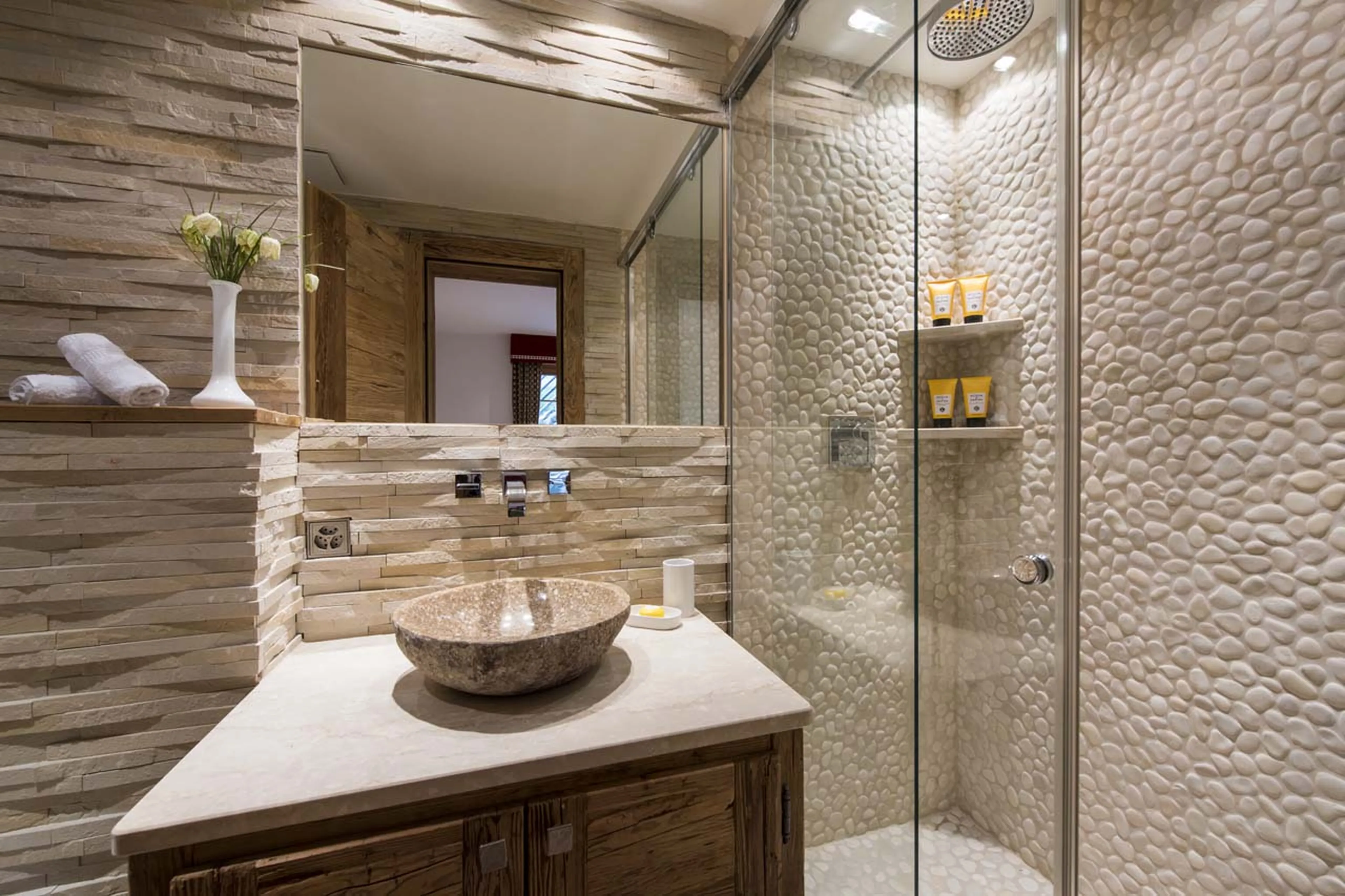 Bathroom five at Chalet Petit Ours in Verbier