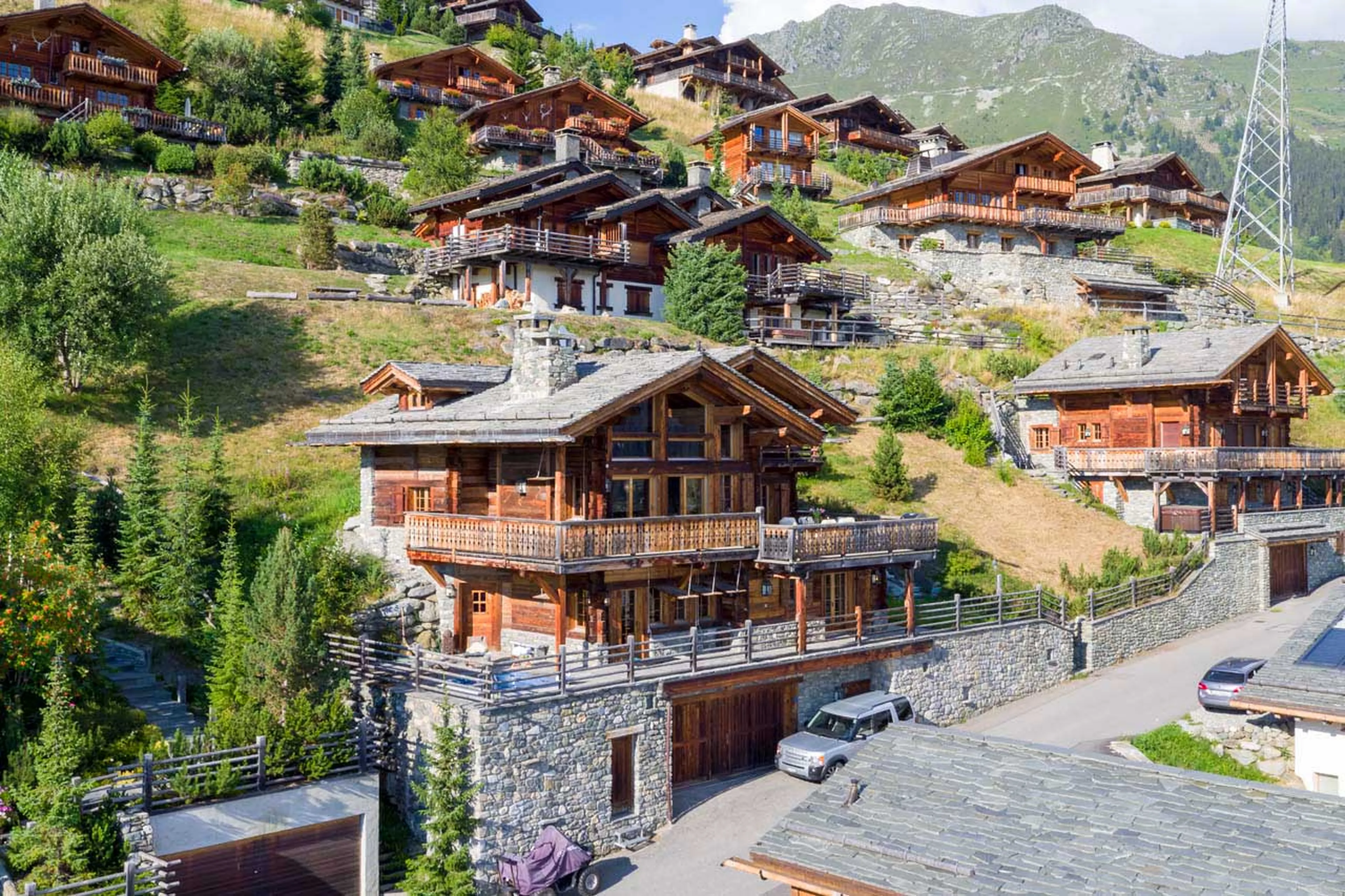 Elevation of Chalet Petit Ours in Verbier