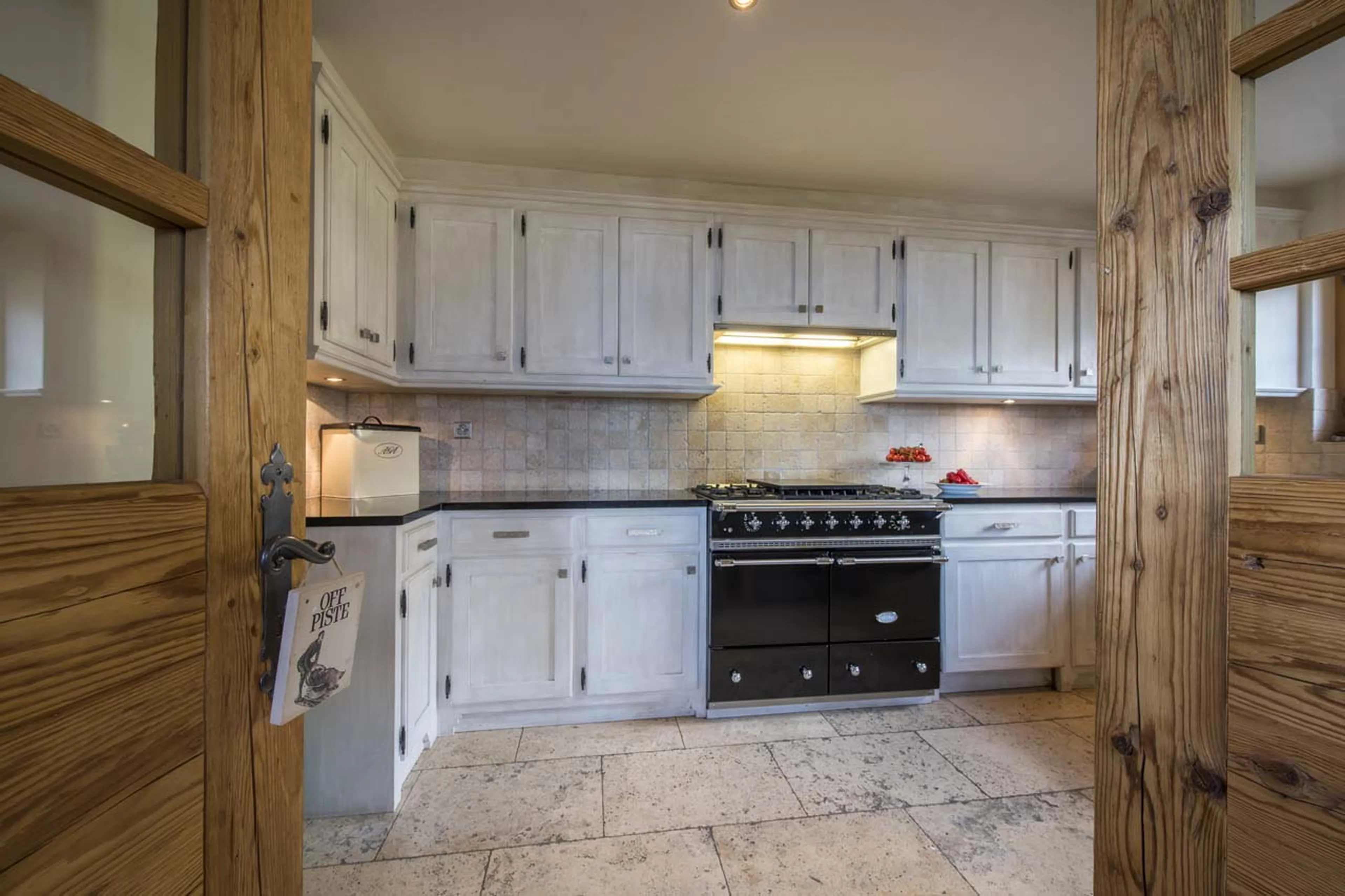 Kitchen at Chalet Petit Ours in Verbier