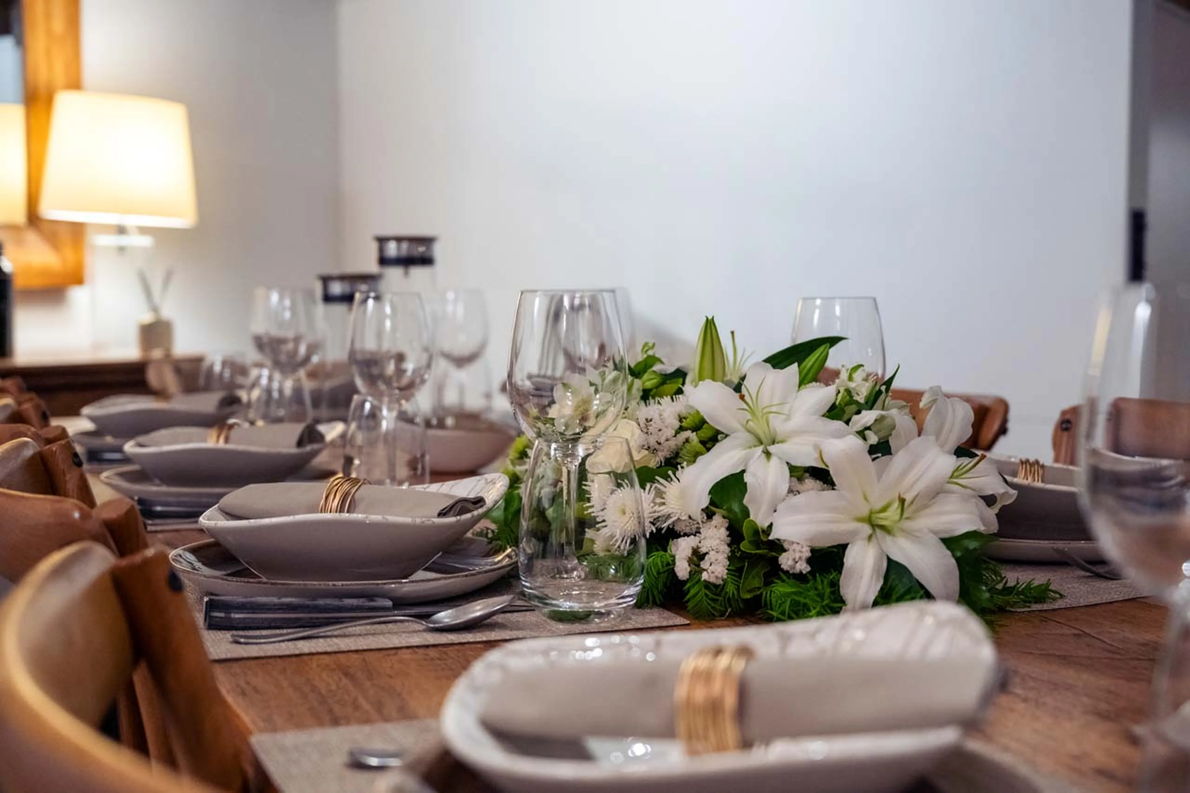 Dining table in Chalet Pierremont, Courchevel Le Praz