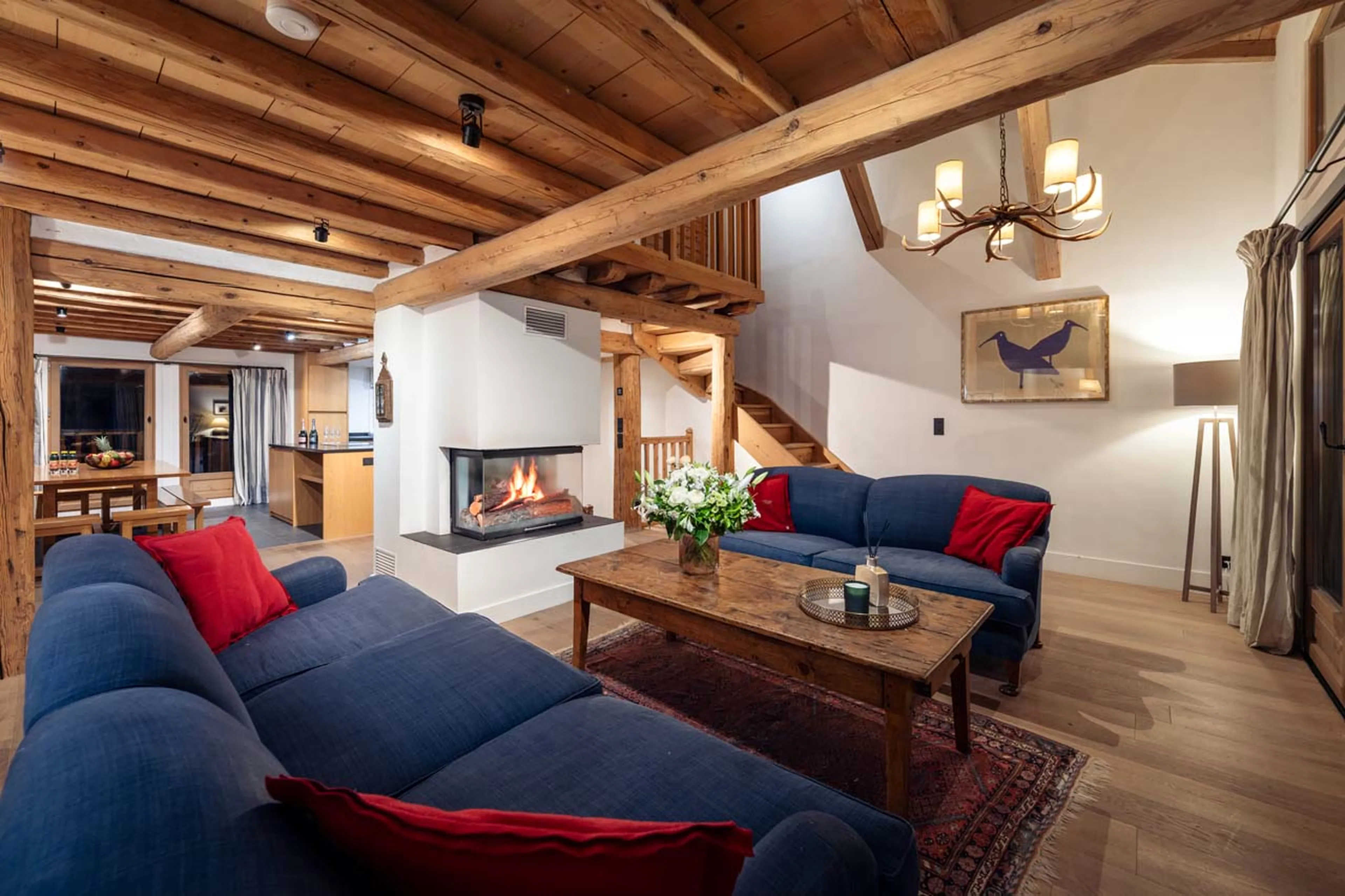 Sitting room in Chalet Pierremont, Courchevel Le Praz