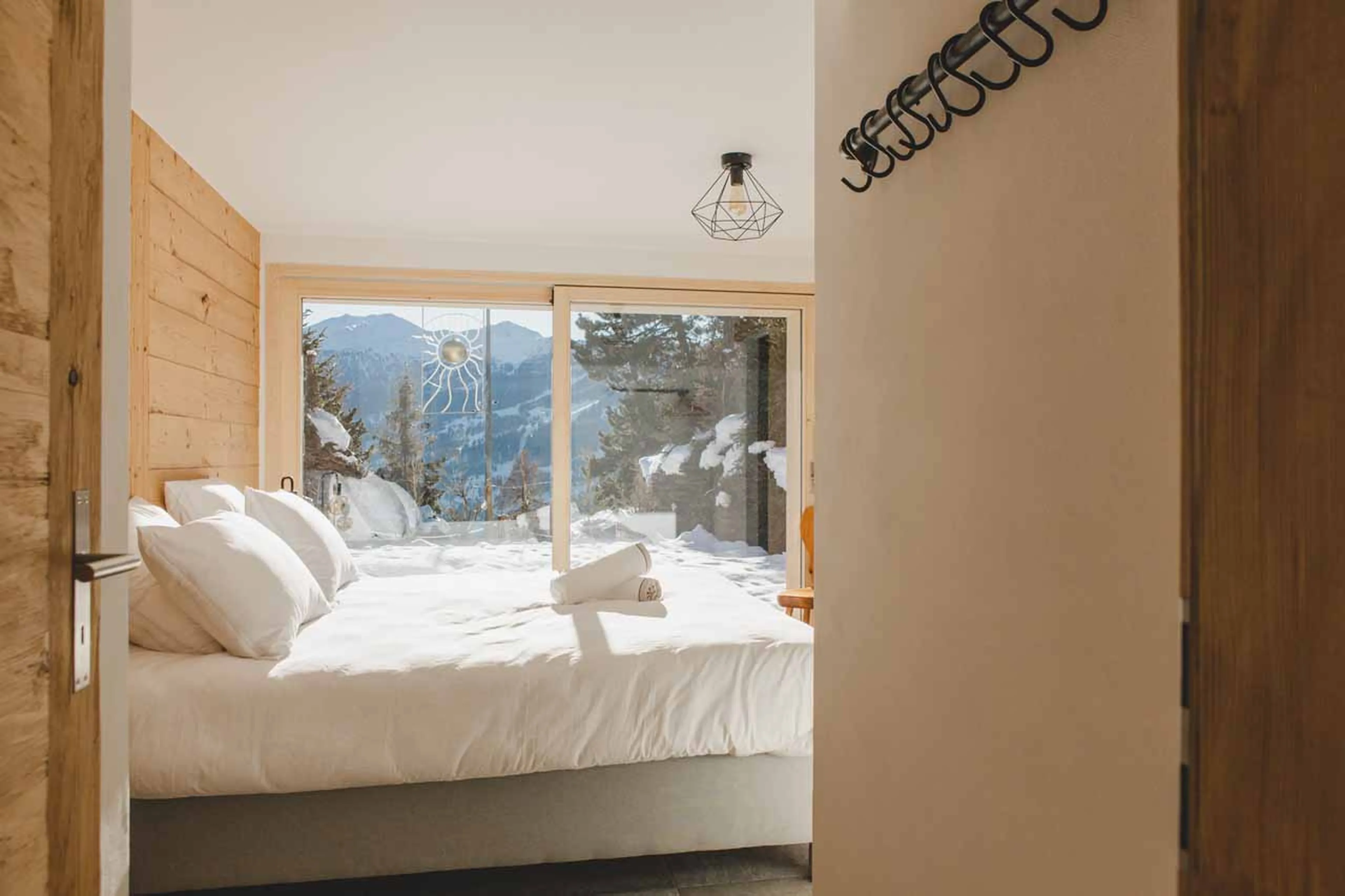 Bedroom two at Chalet Pierrepointe in Verbier