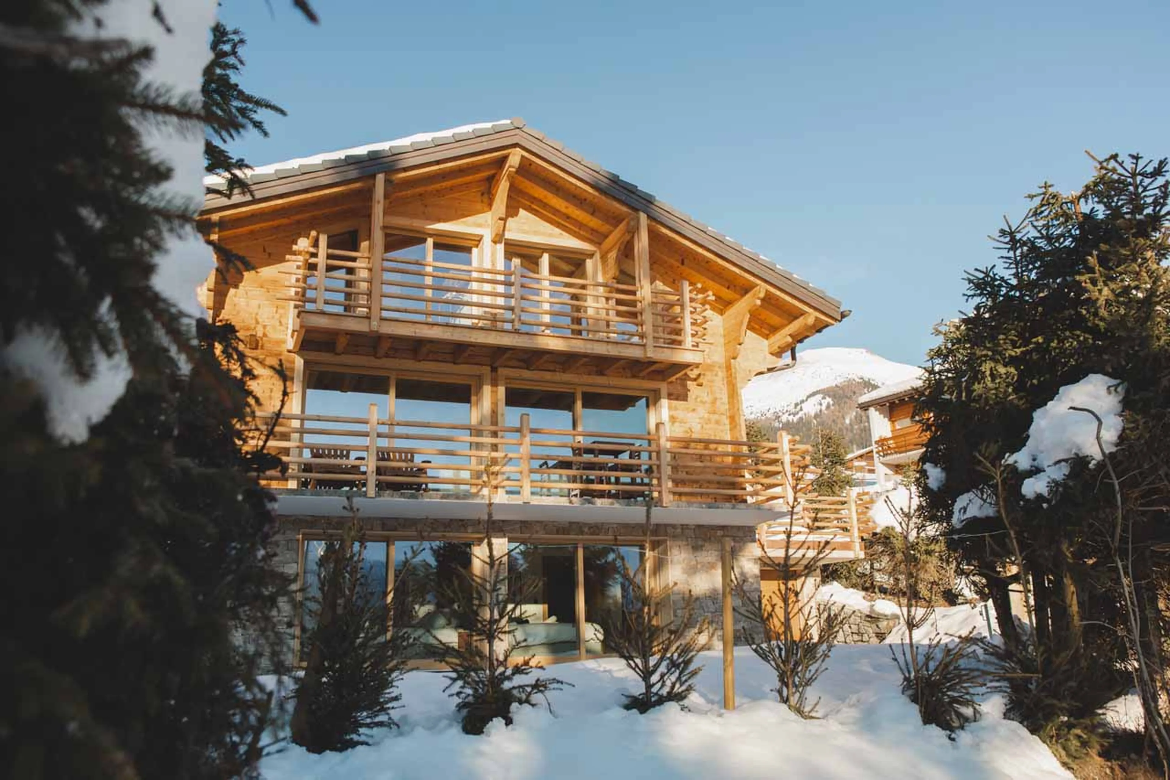 Exterior of Chalet Pierrepointe in Verbier