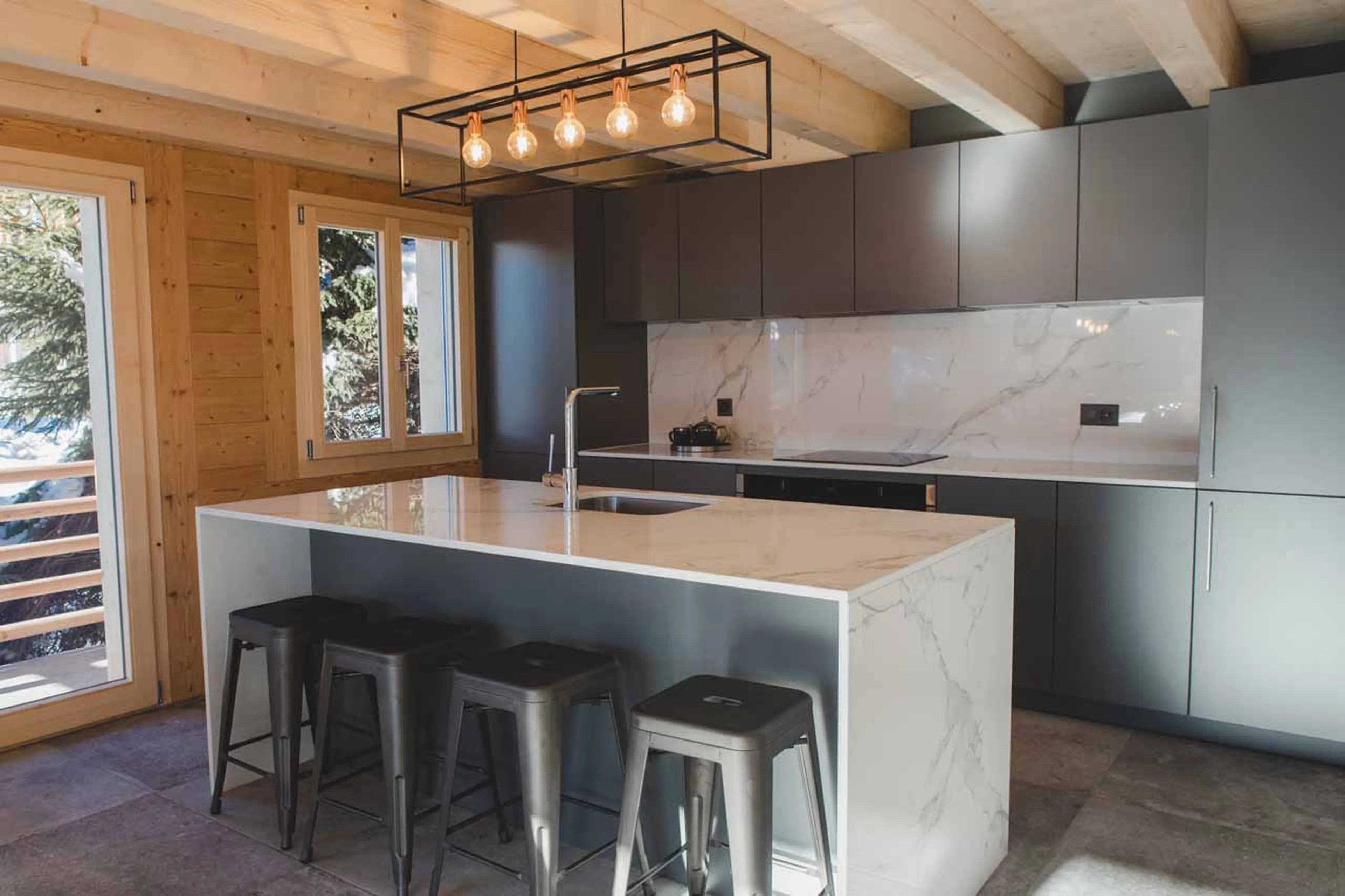 Kitchen at Chalet Pierrepointe in Verbier