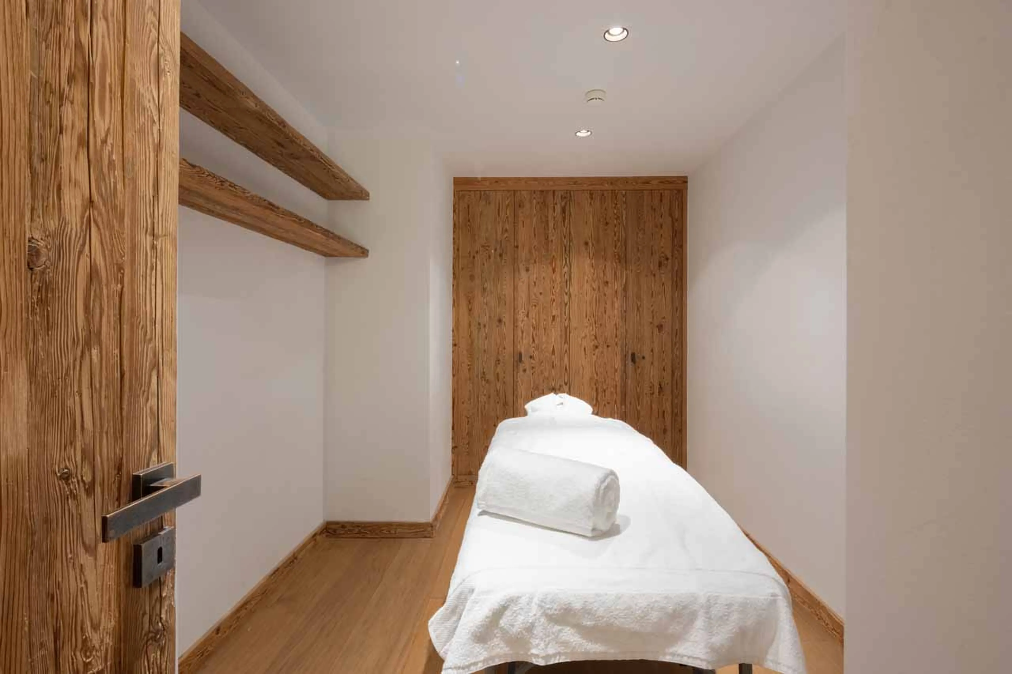 Massage room at Chalet Pierrier in Verbier