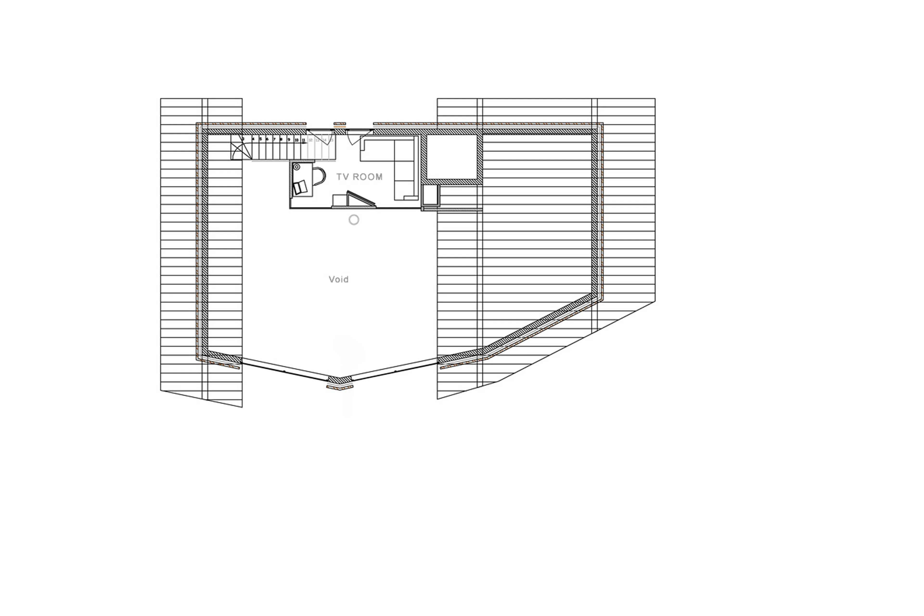 Level 4 floor plans of Chalet Pow Pow, Courchevel 1850