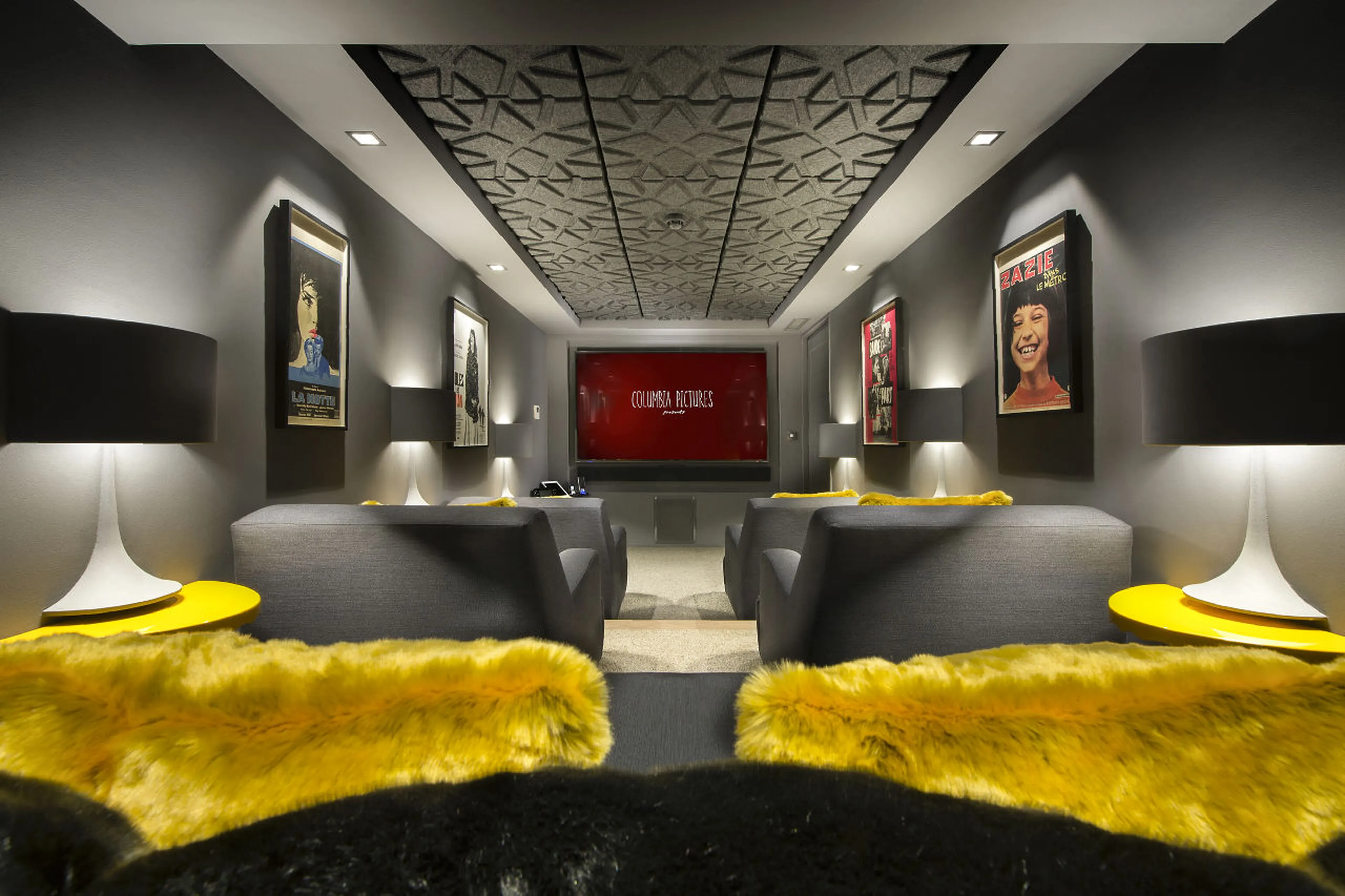 Home cinema in Chalet Pow Pow in Courchevel 1850