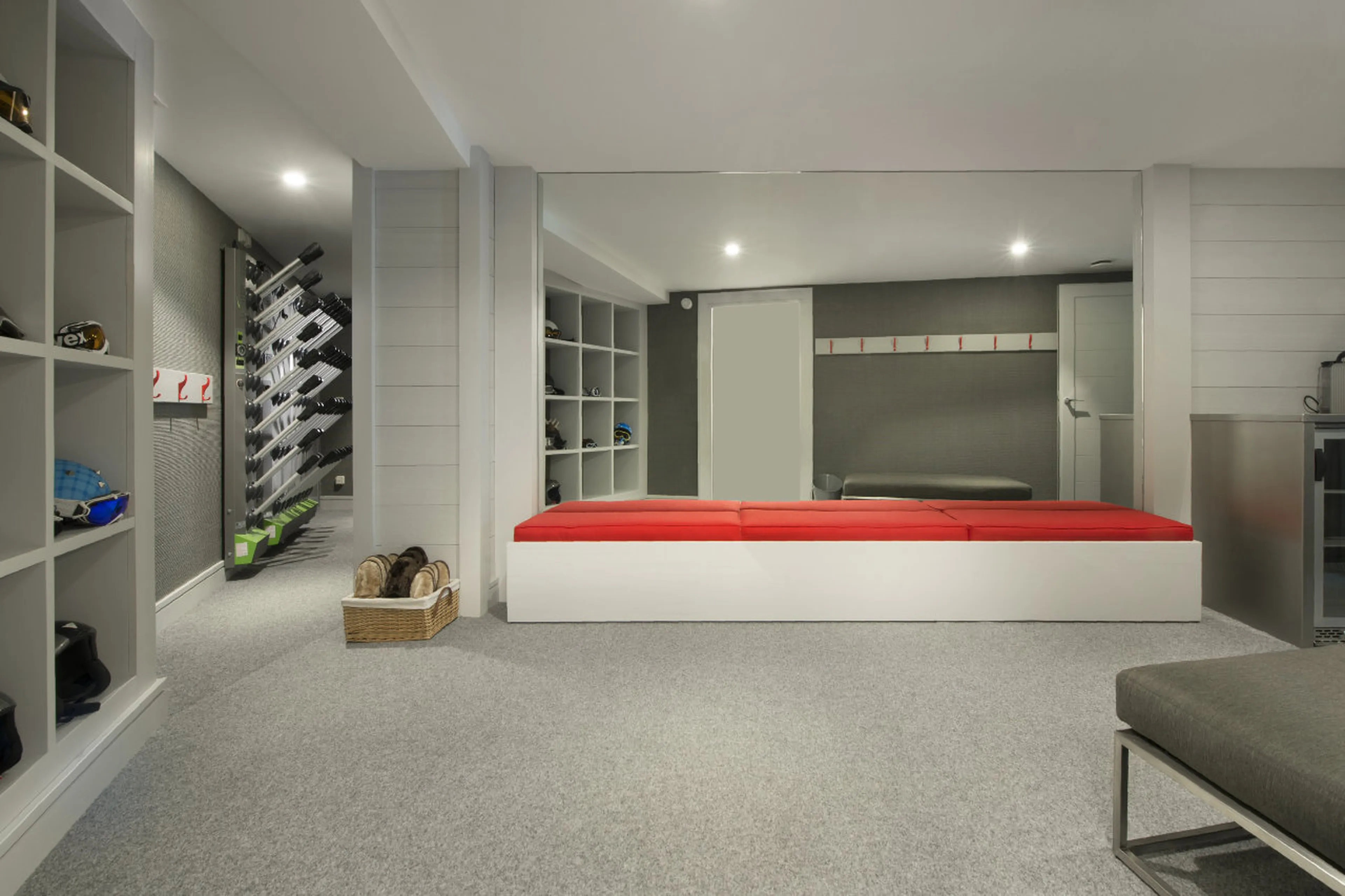 Ski room in Chalet Pow Pow, Courchevel 1850