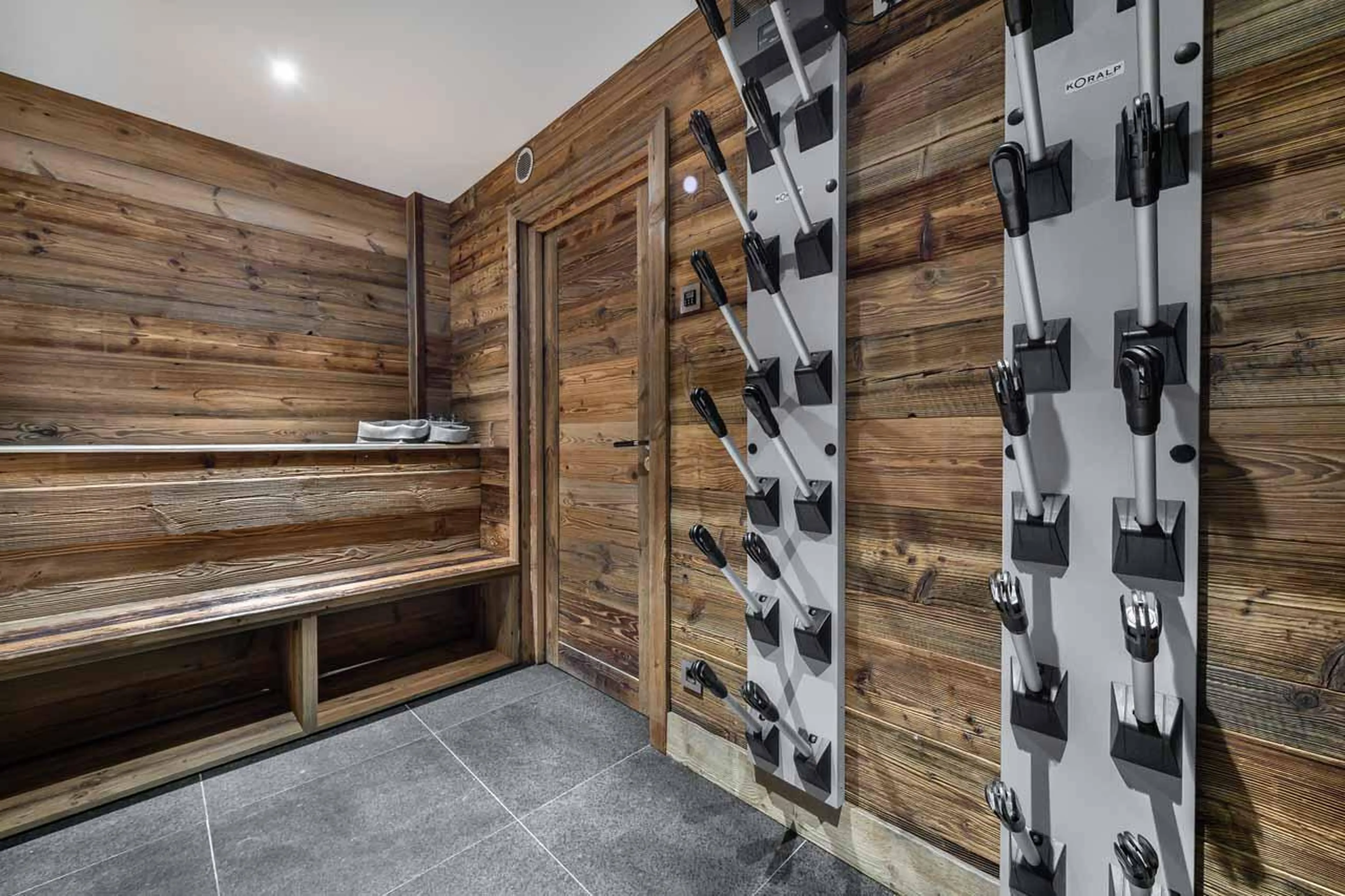 Ski room at Chalet Pure White Crystal in St Martin de Belleville