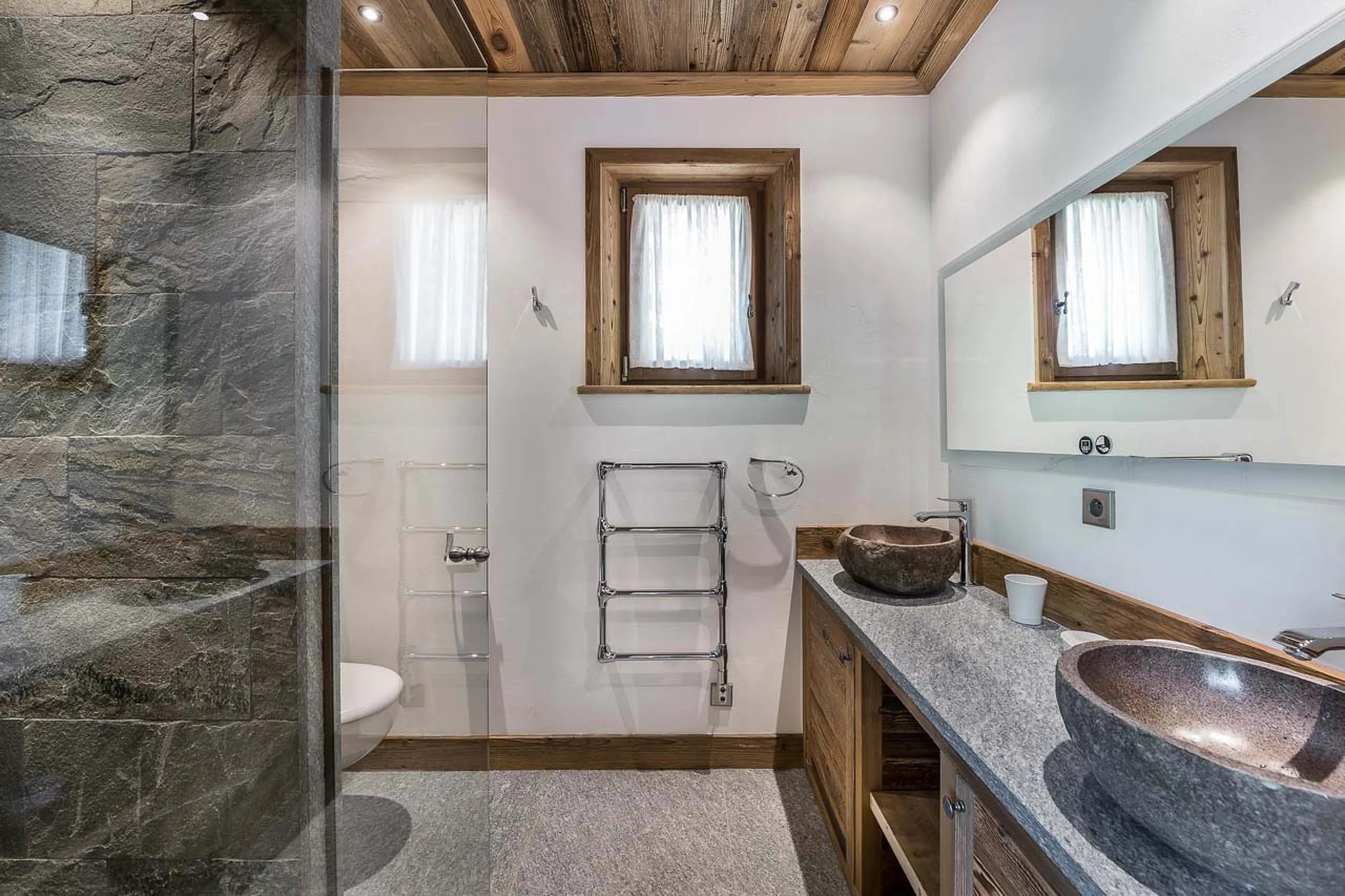 Bathroom two at Chalet Queen Mijane in Meribel