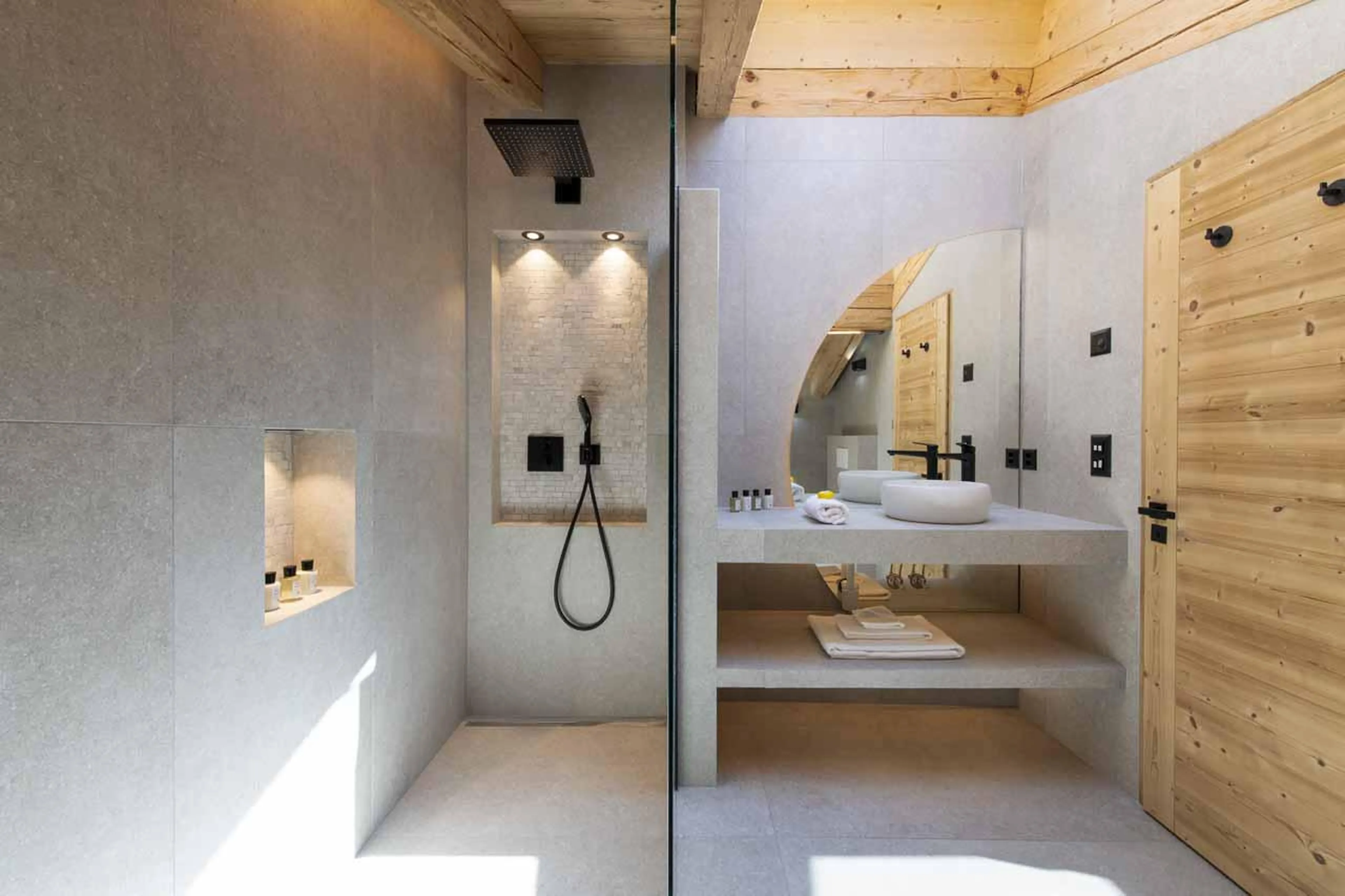 Shower room in Chalet Ranch, Verbier