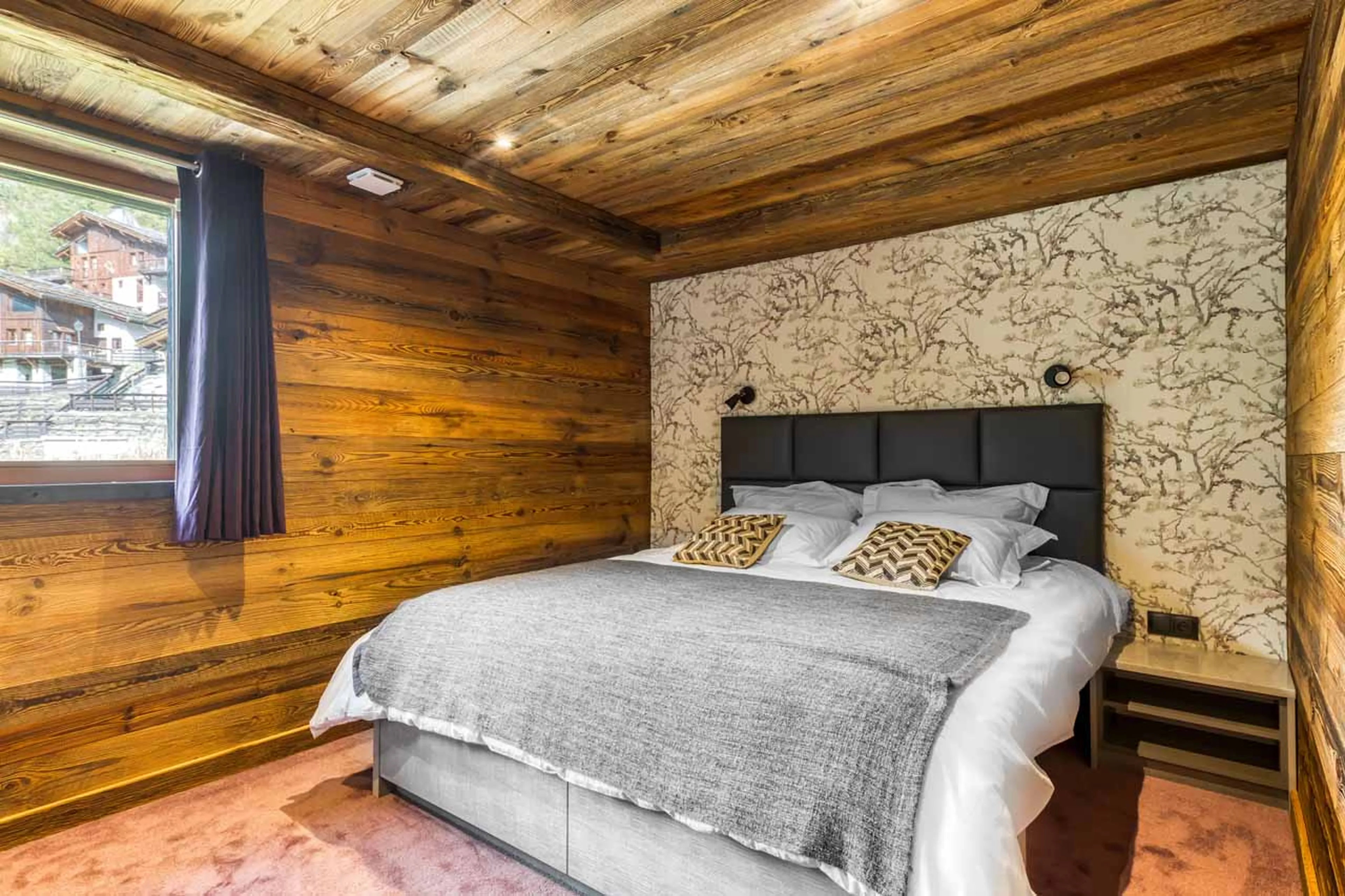Bedroom three at Chalet Raven in Tignes