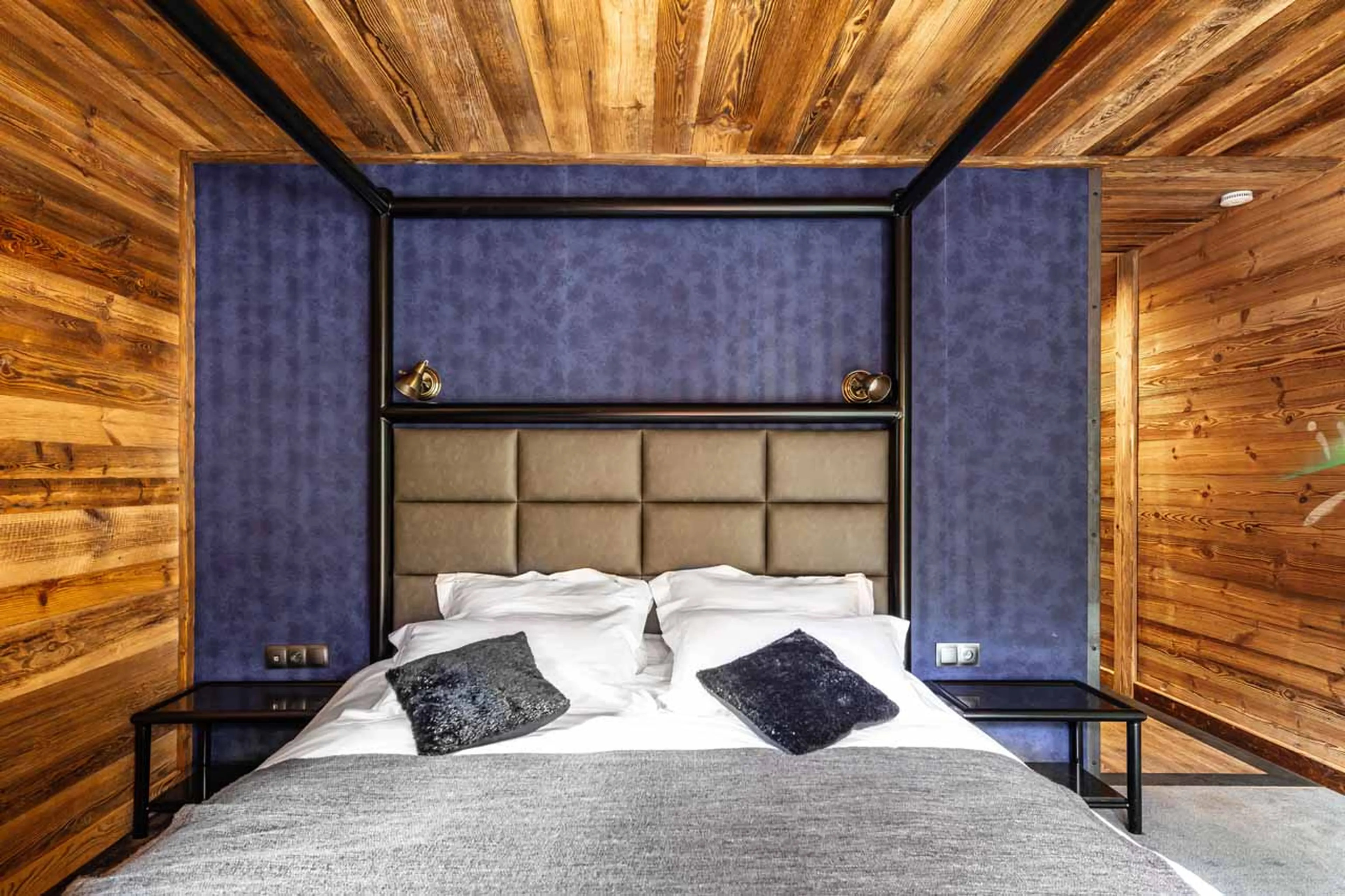 Bedroom four at Chalet Raven in Tignes