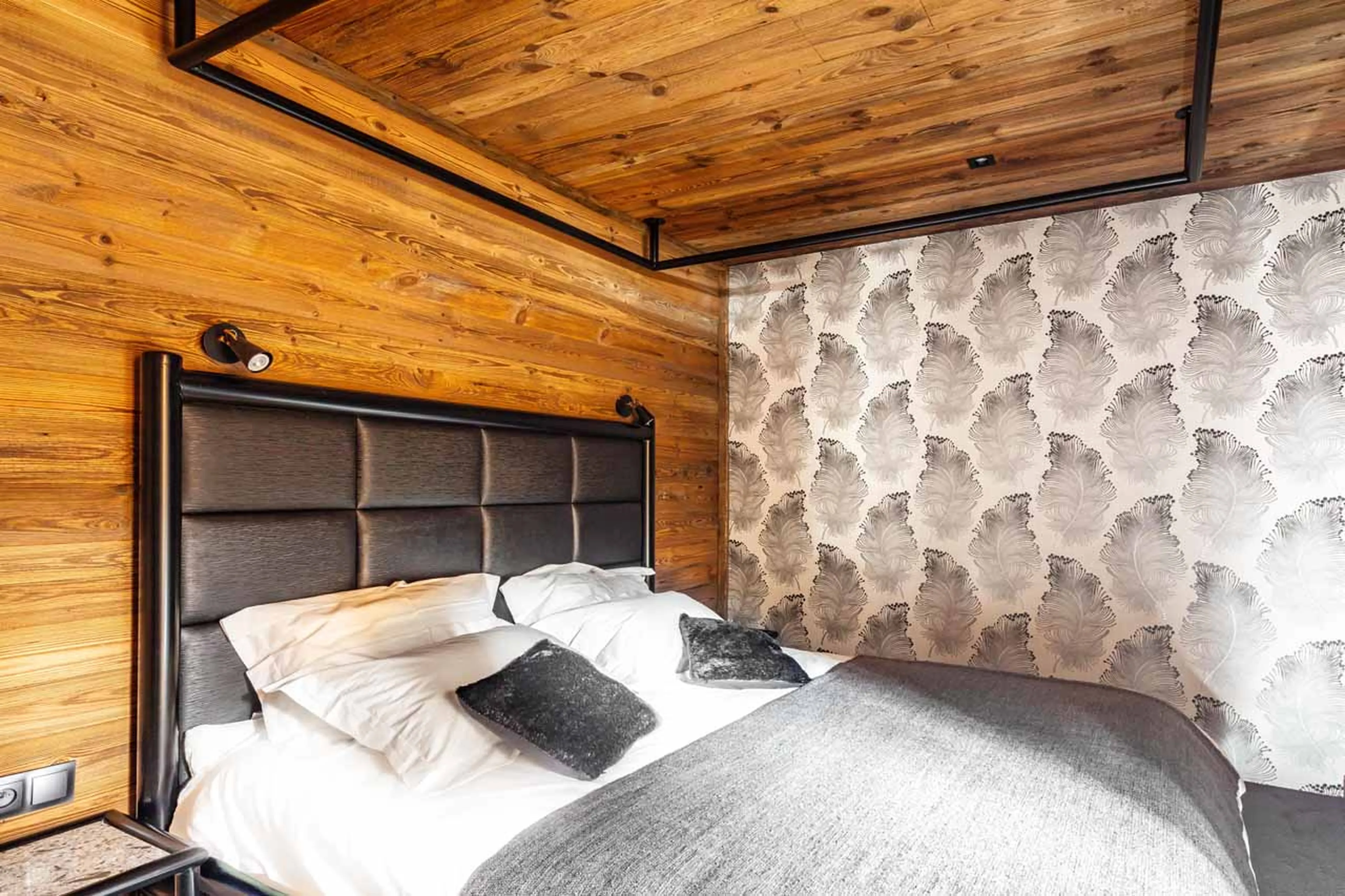 Bedroom five at Chalet Raven in Tignes