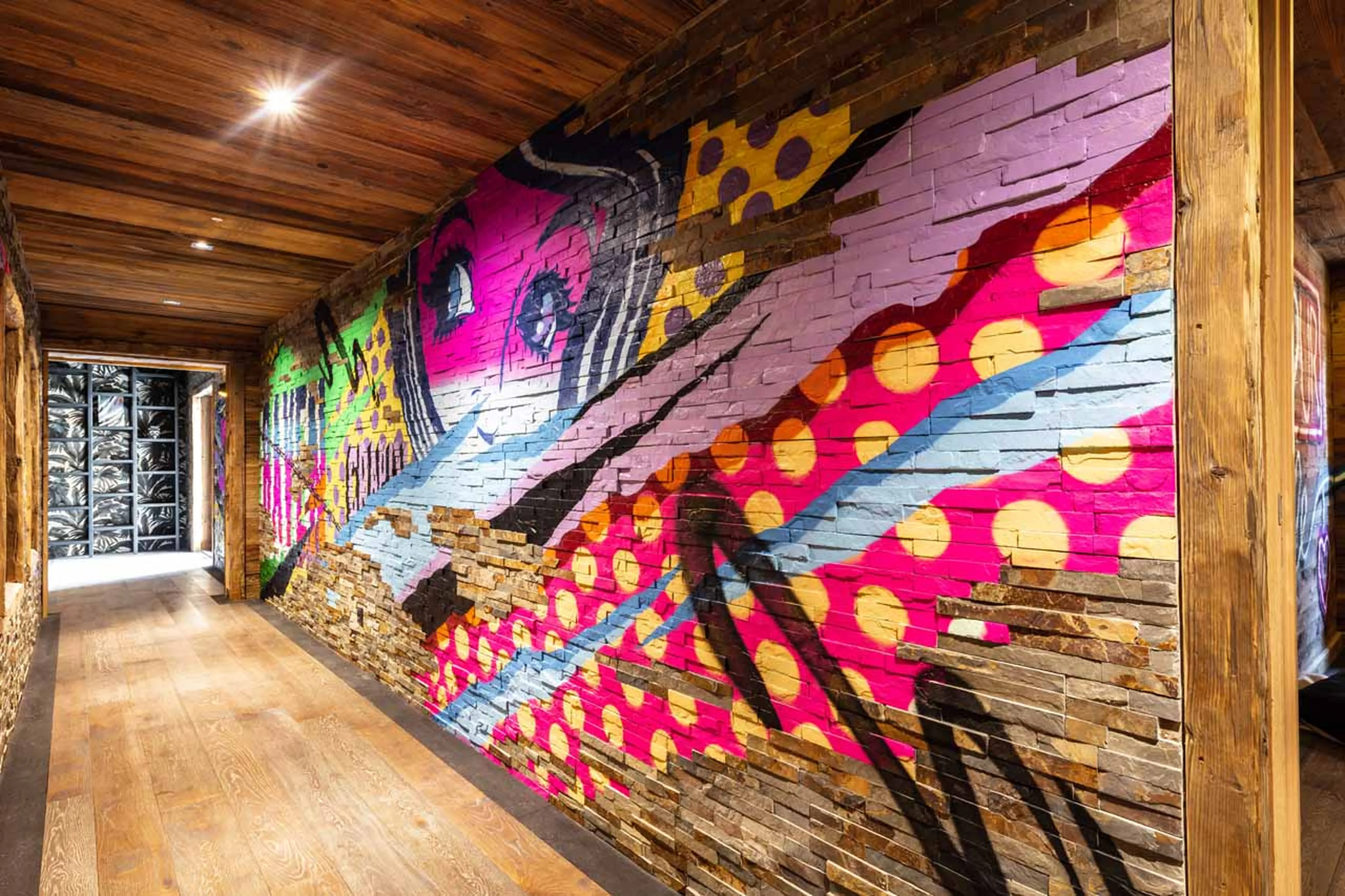 Corridor at Chalet Raven in Tignes