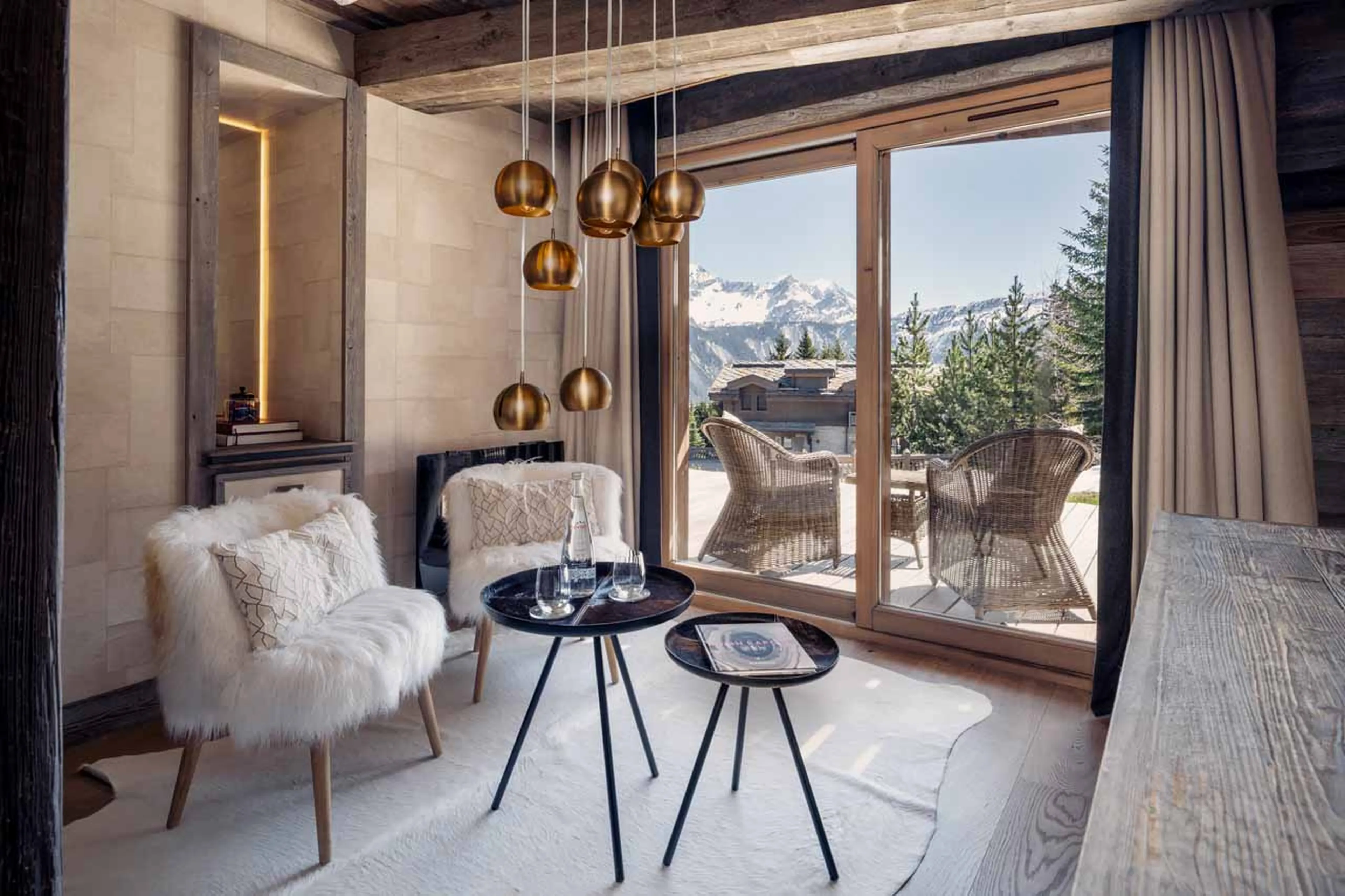 Bedroom three at Chalet Razzie in Courchevel 1850