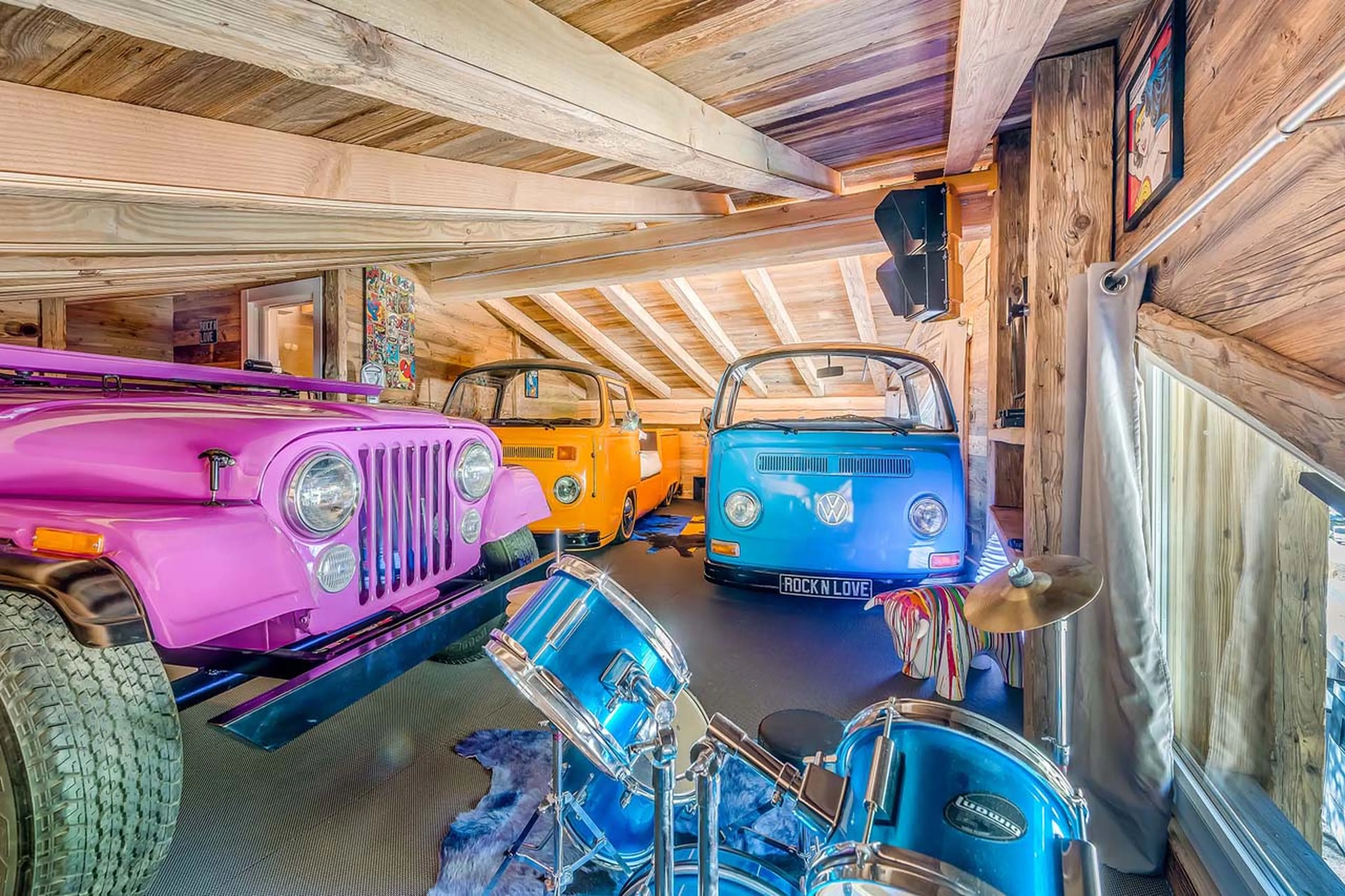 Bedroom five at Chalet Rock n' Love in Tignes