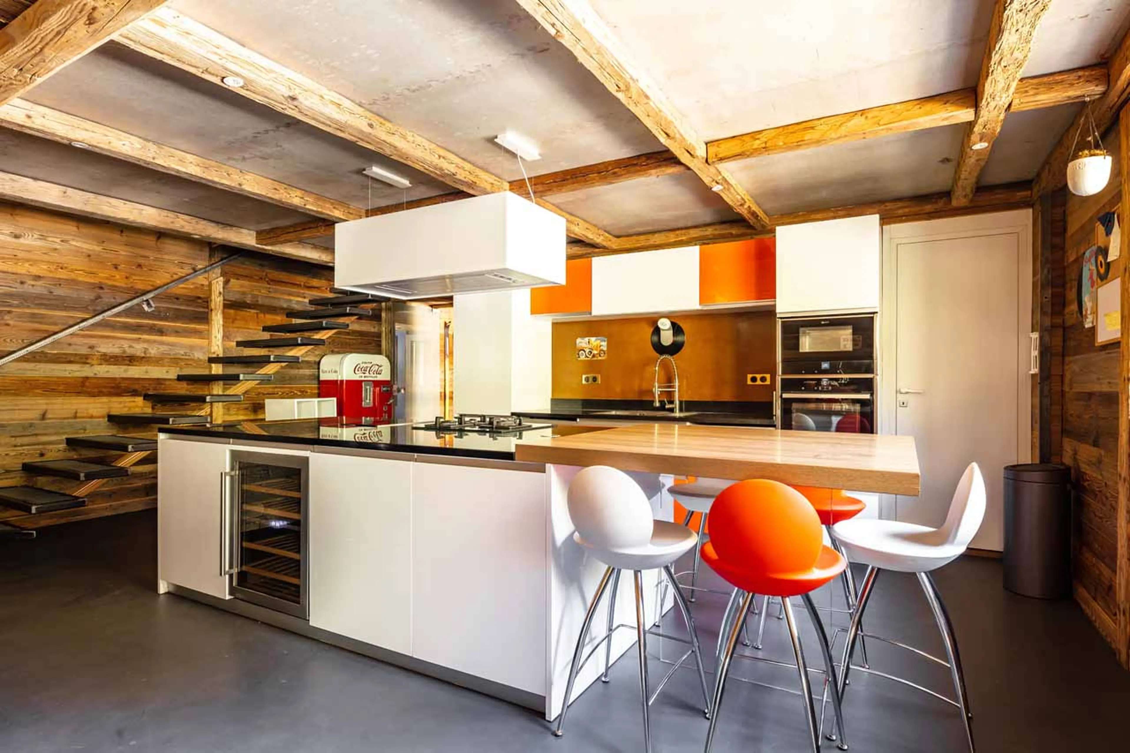 Kitchen at Chalet Rock n' Love in Tignes