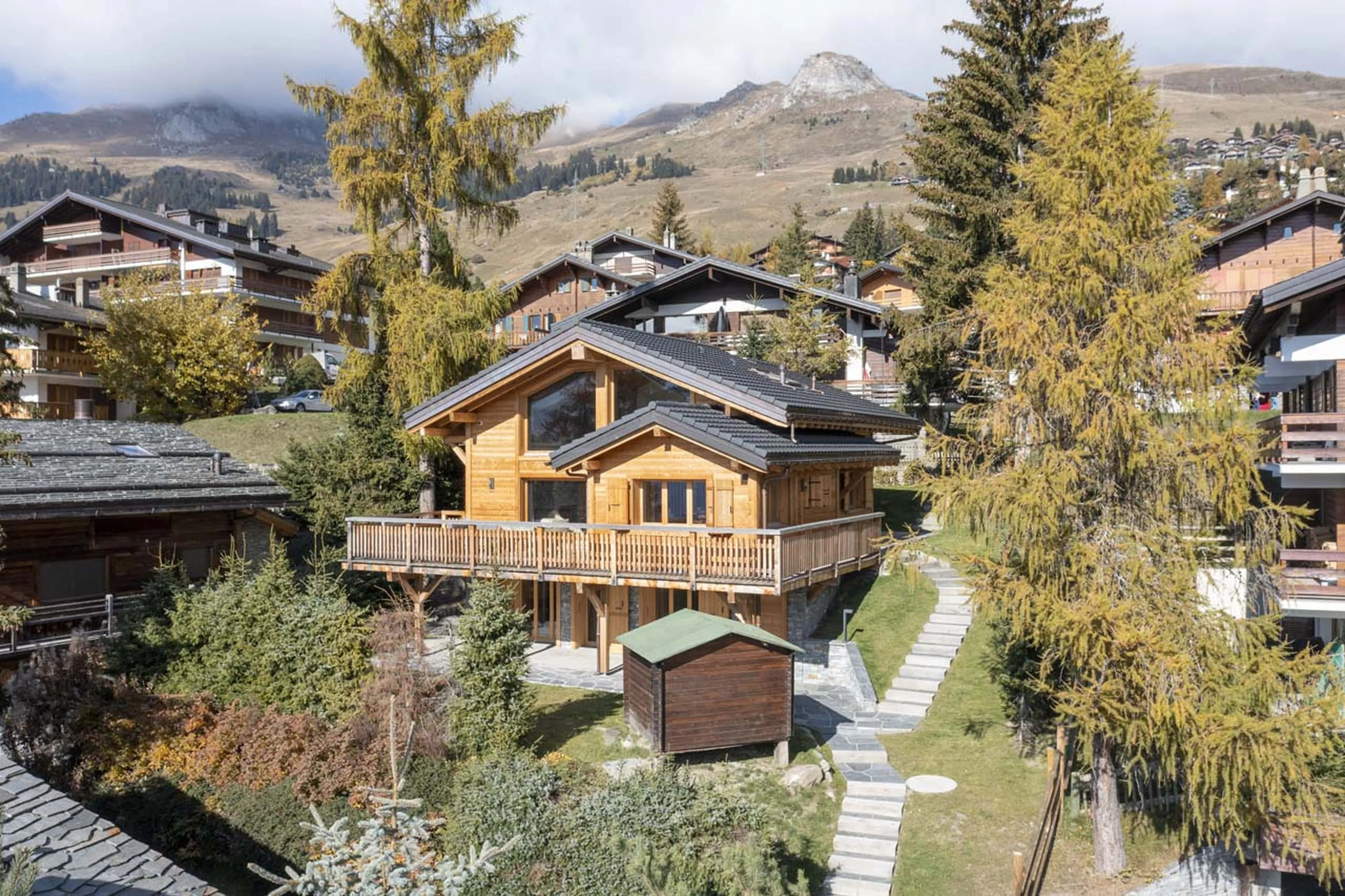 Exterior view of Chalet Roselle in Verbier