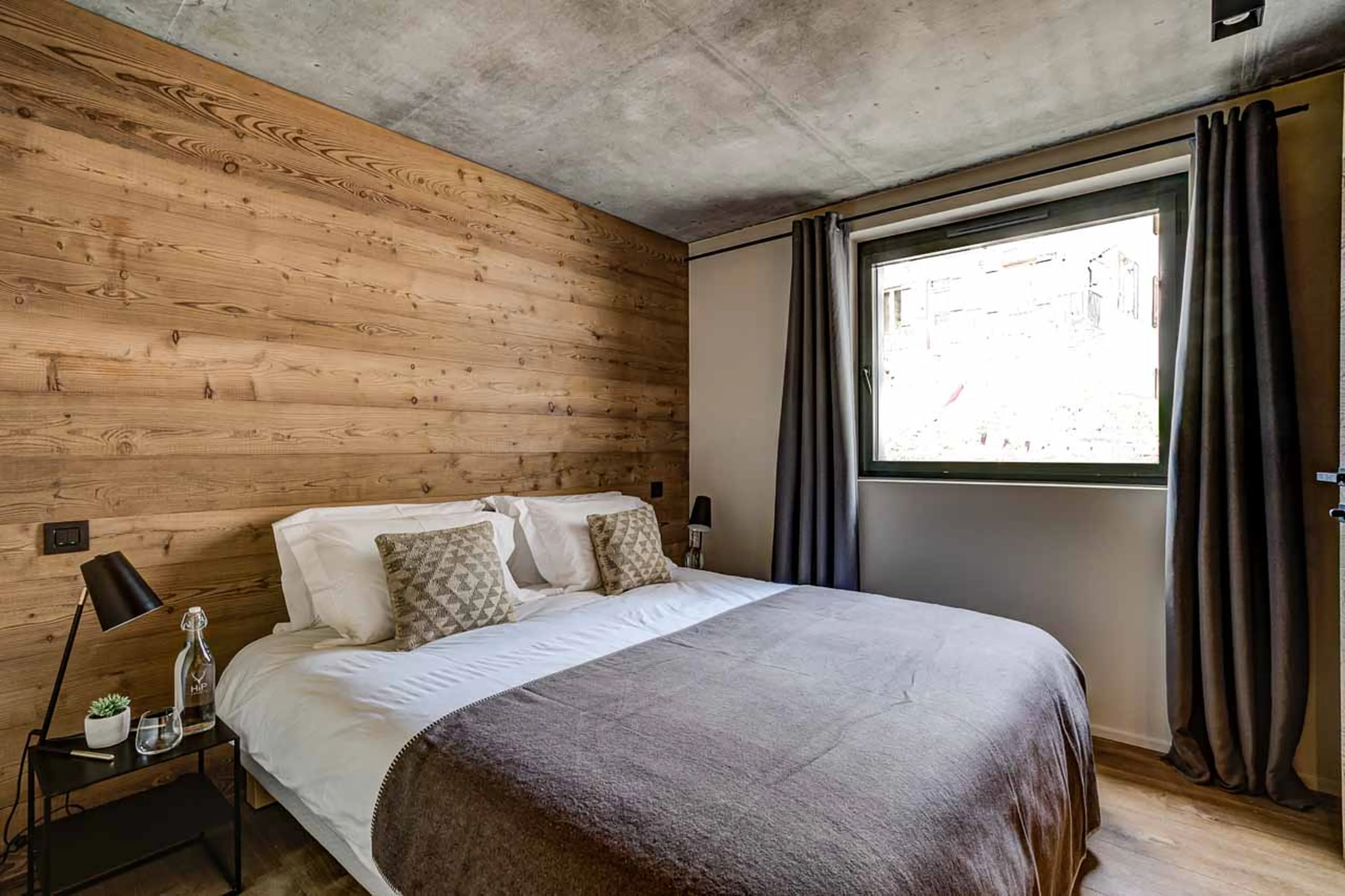 Bedroom two at Open plan living area at Chalet Rytola