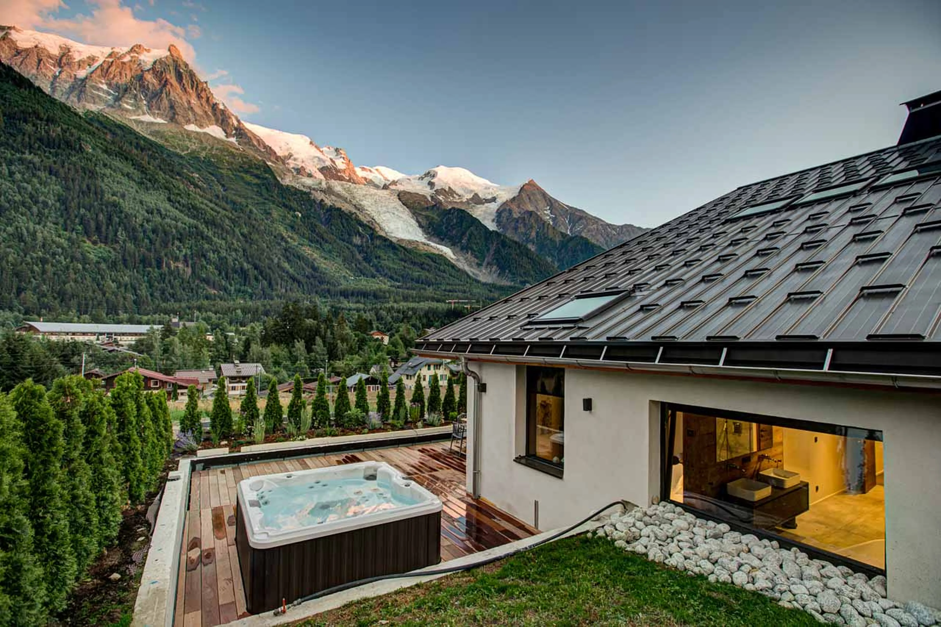 Exterior of Chalet Rytola in Chamonix