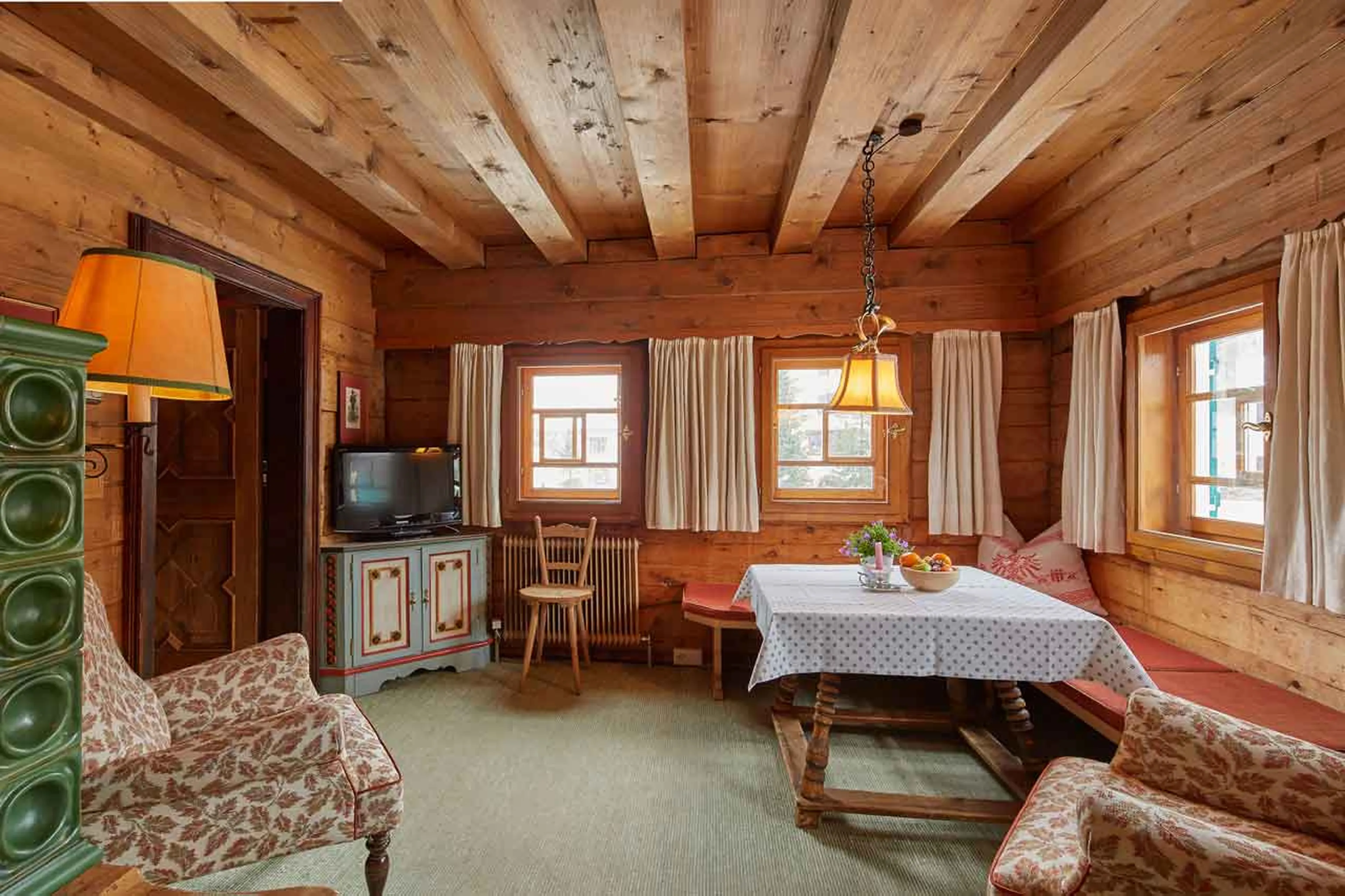 Second living room at Chalet Saege in Lech
