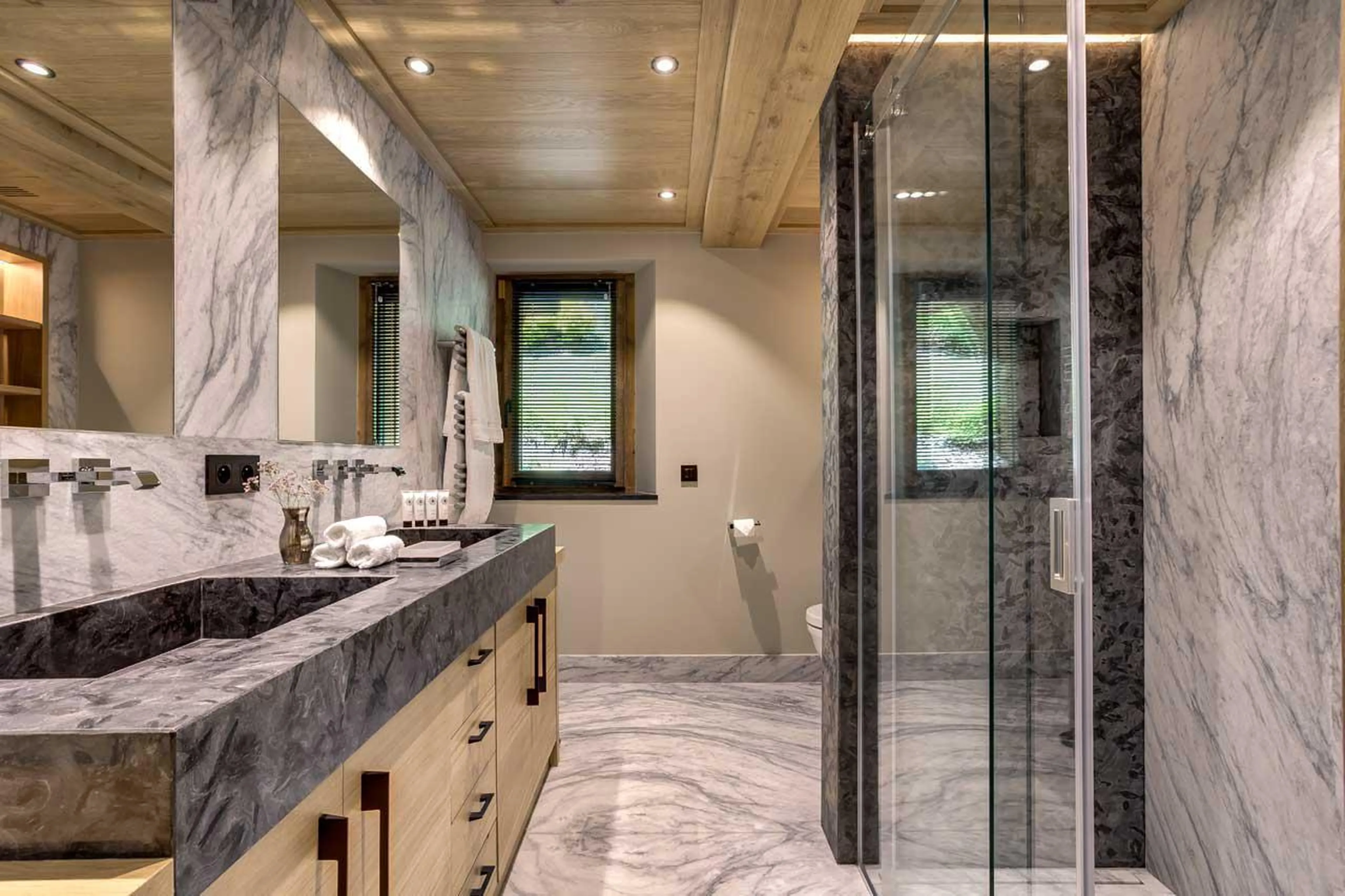 Shower room three in Chalet Saphir in Chamonix