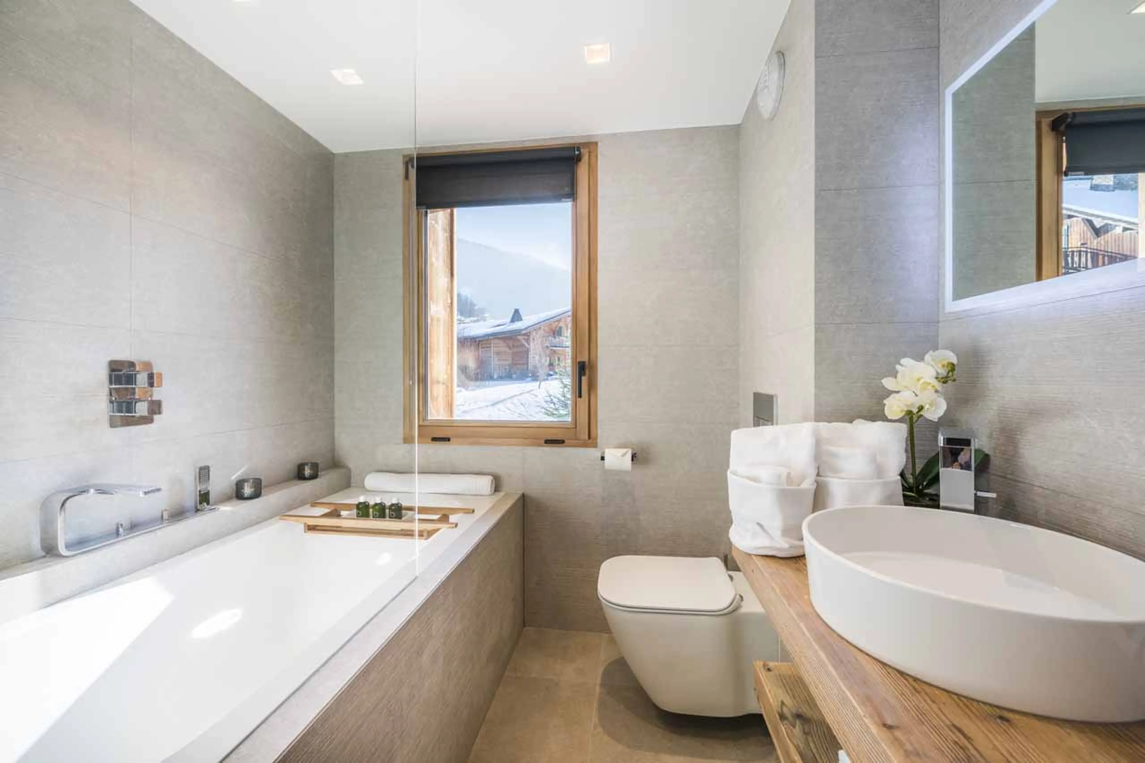 Bathroom one at Little Gem Morzine