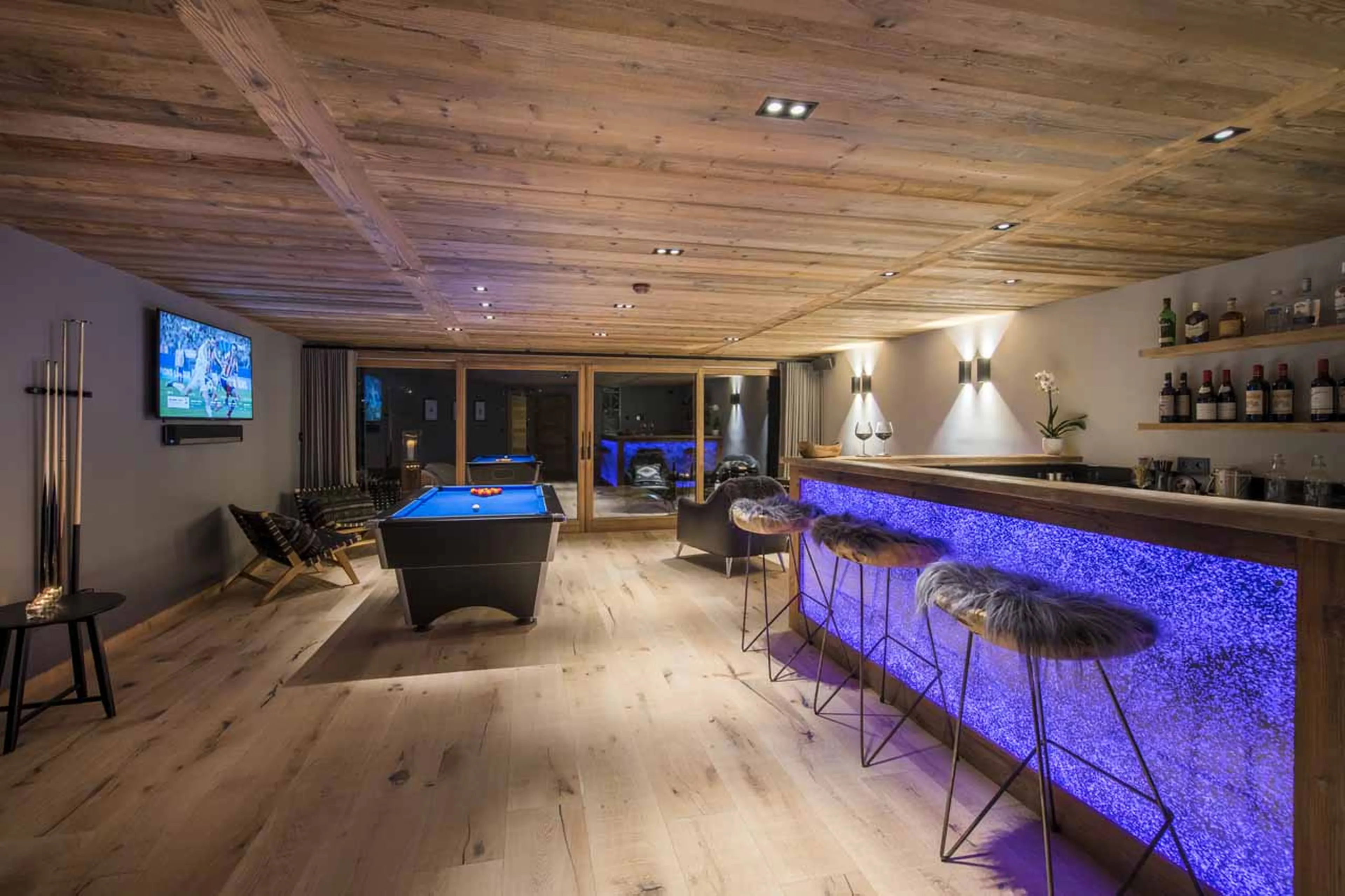 Bar at Chalet Sapphire in Morzine
