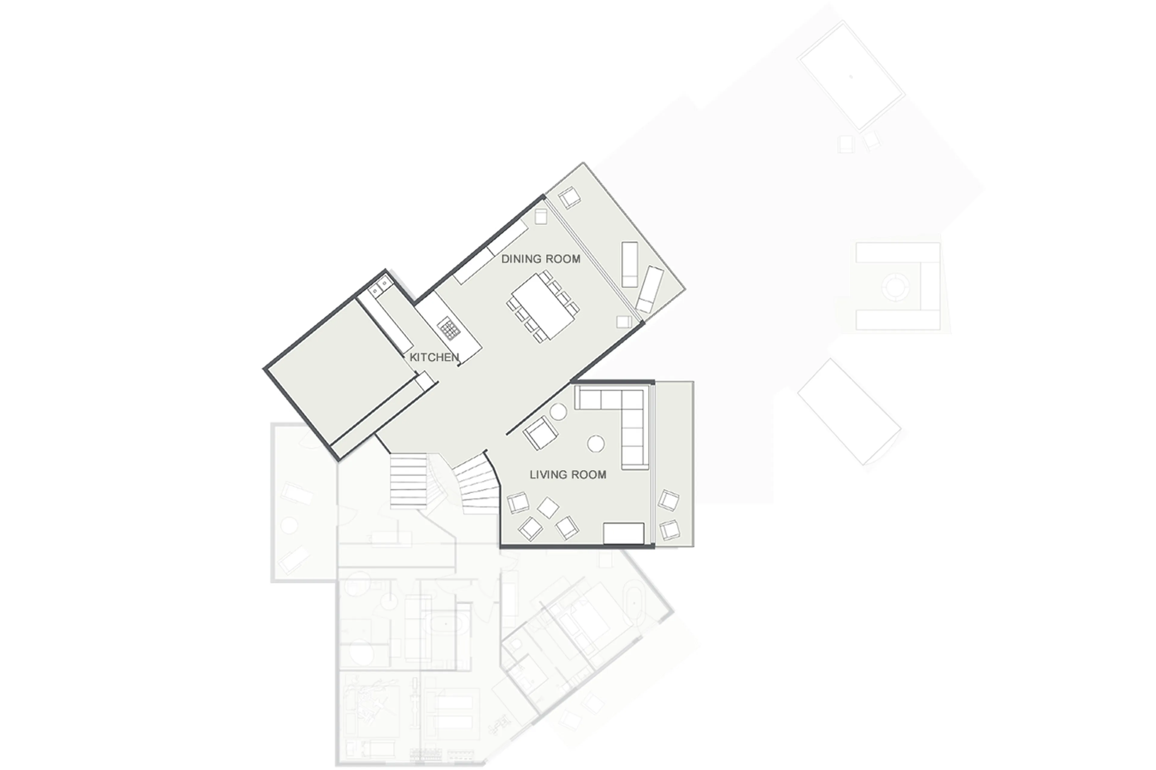 Level -1 floor plan of Chalet Sapphire in Morzine