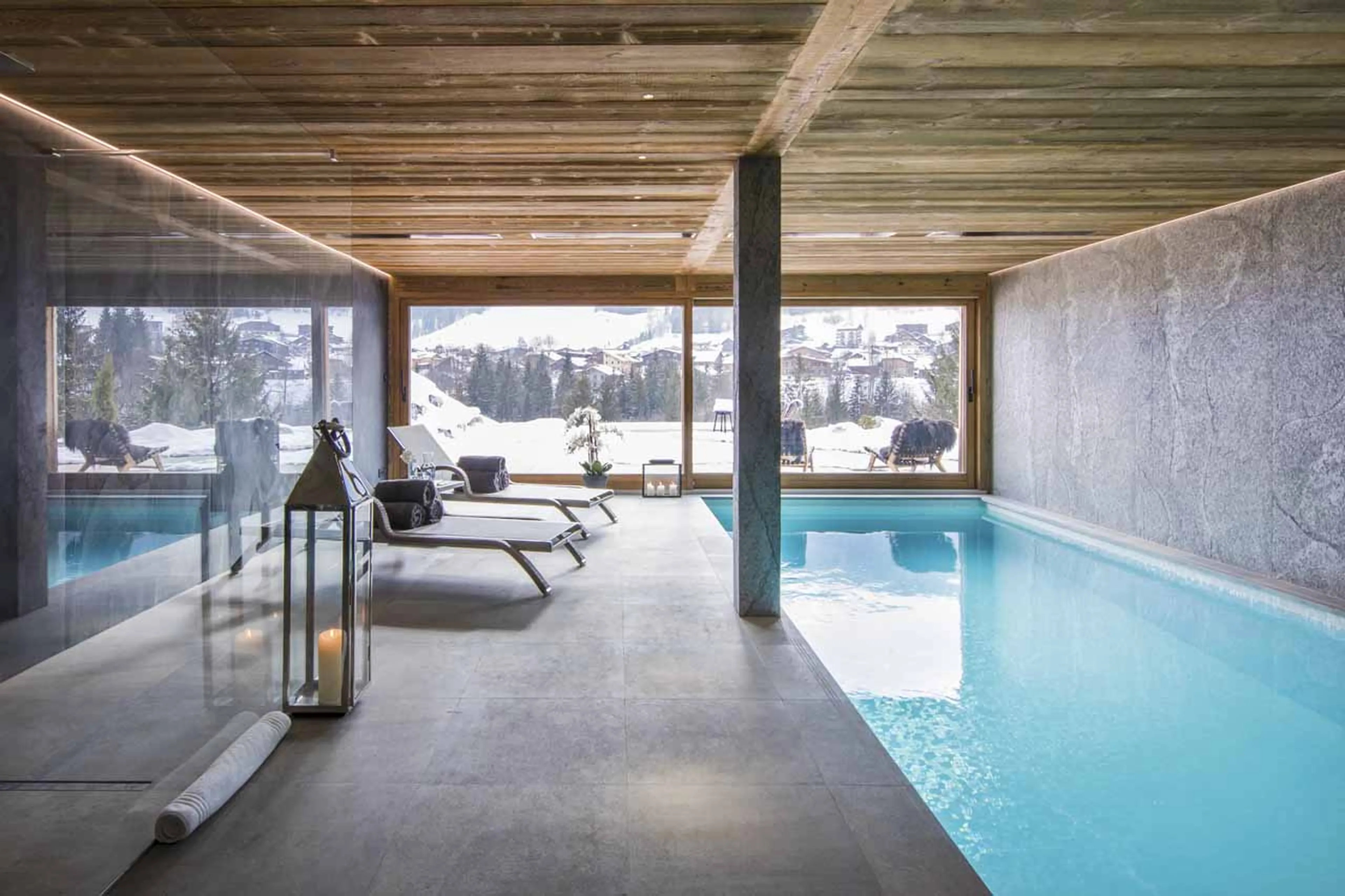 Pool at Chalet Sapphire in Morzine