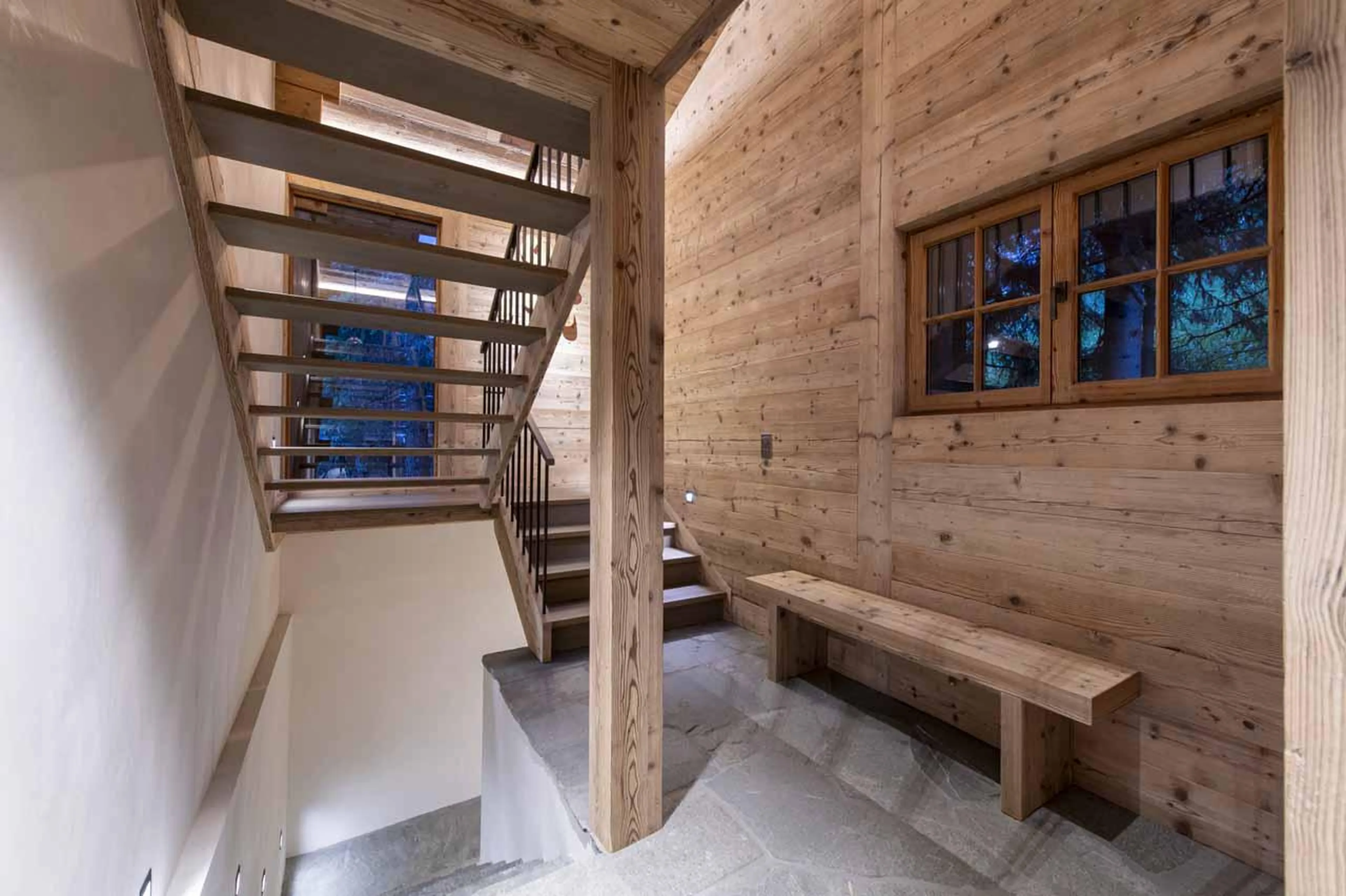 Staircase, Chalet Scandinavia, Verbier, Switzerland