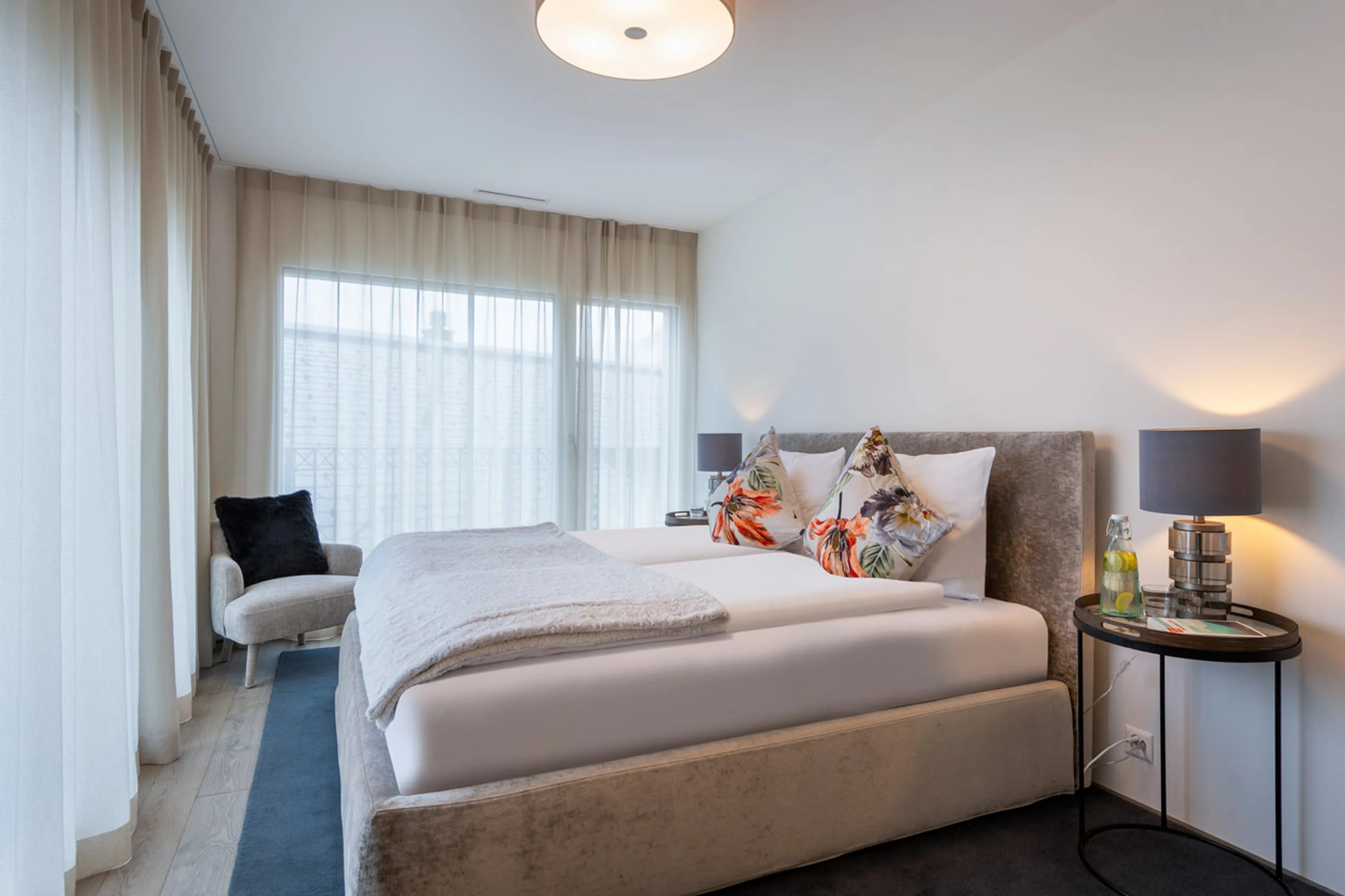 Double bed two at Chalet Seehorn in Davos