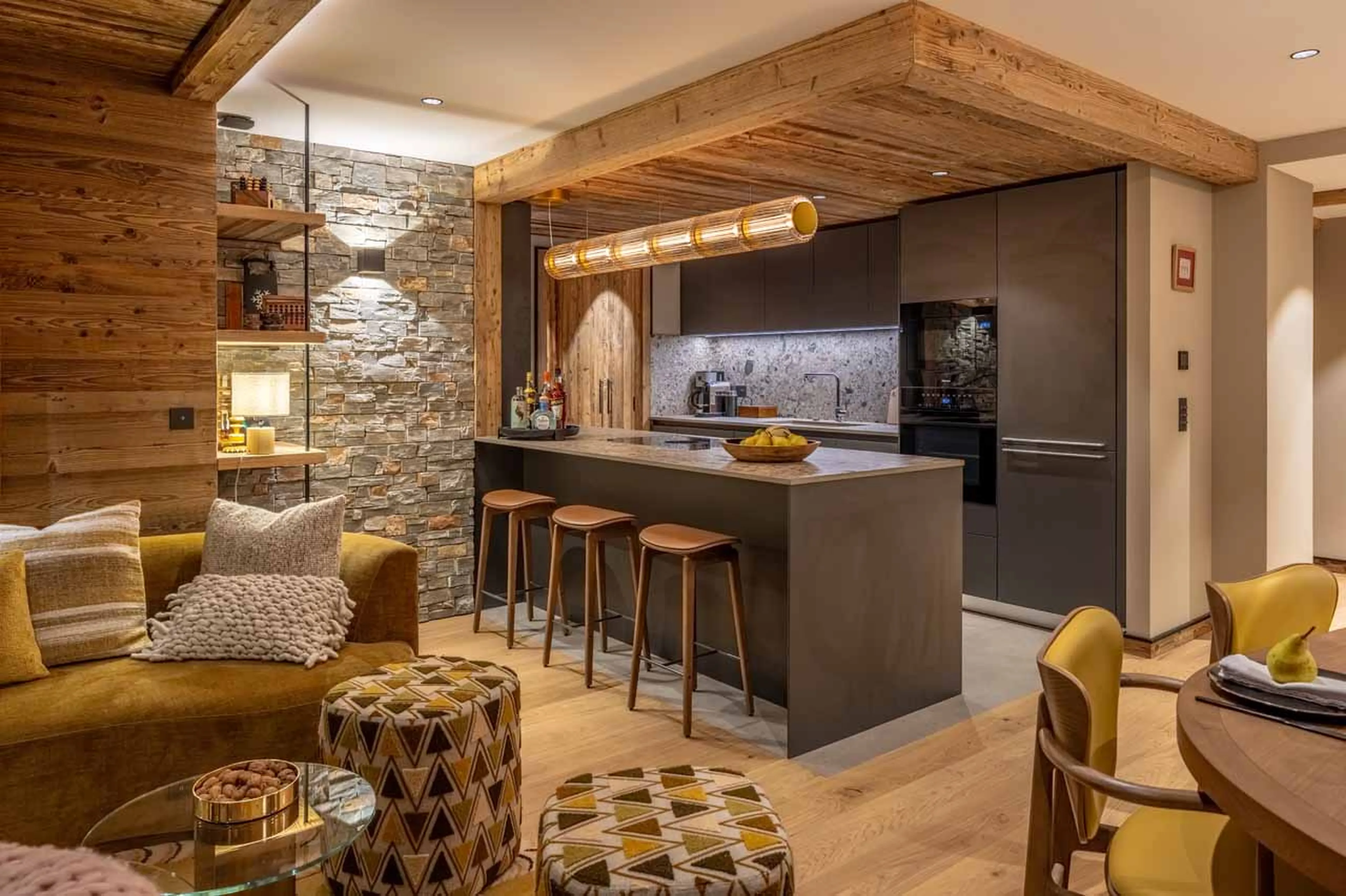 Kitchen at Apartment Serene in Meribel