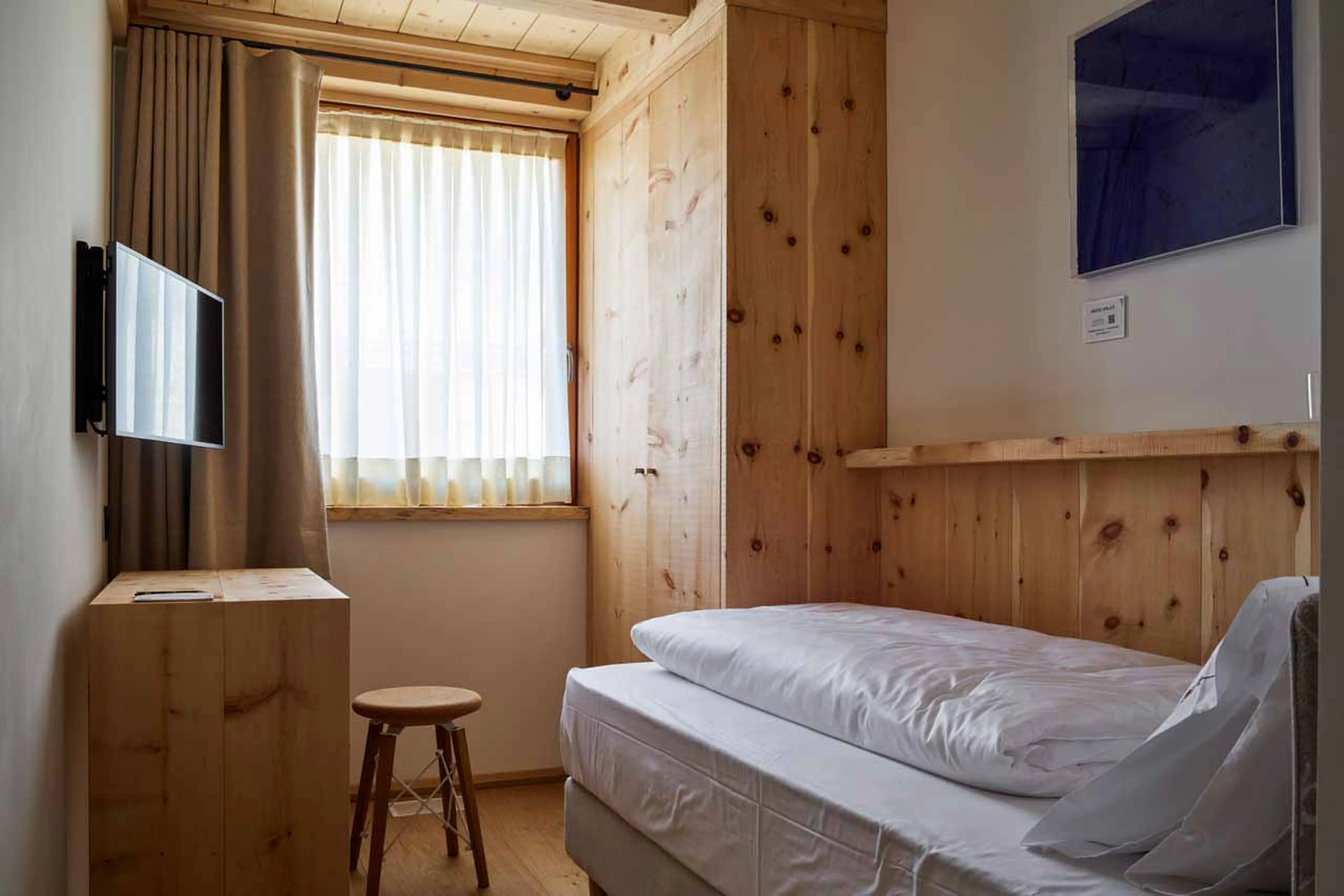 Bedroom four at Chalet Serge in Cortina