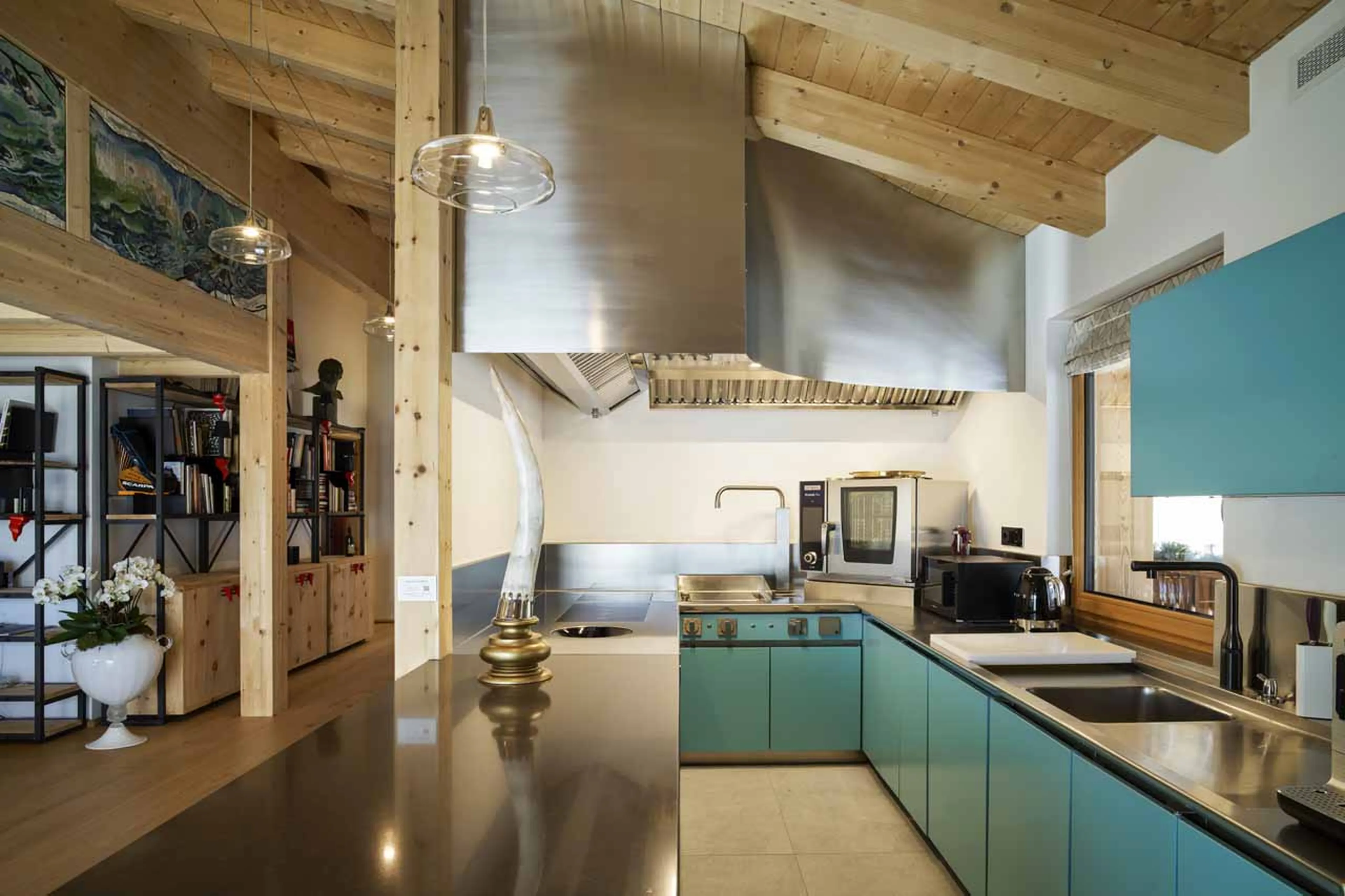 Kitchen at Chalet Serge in Cortina