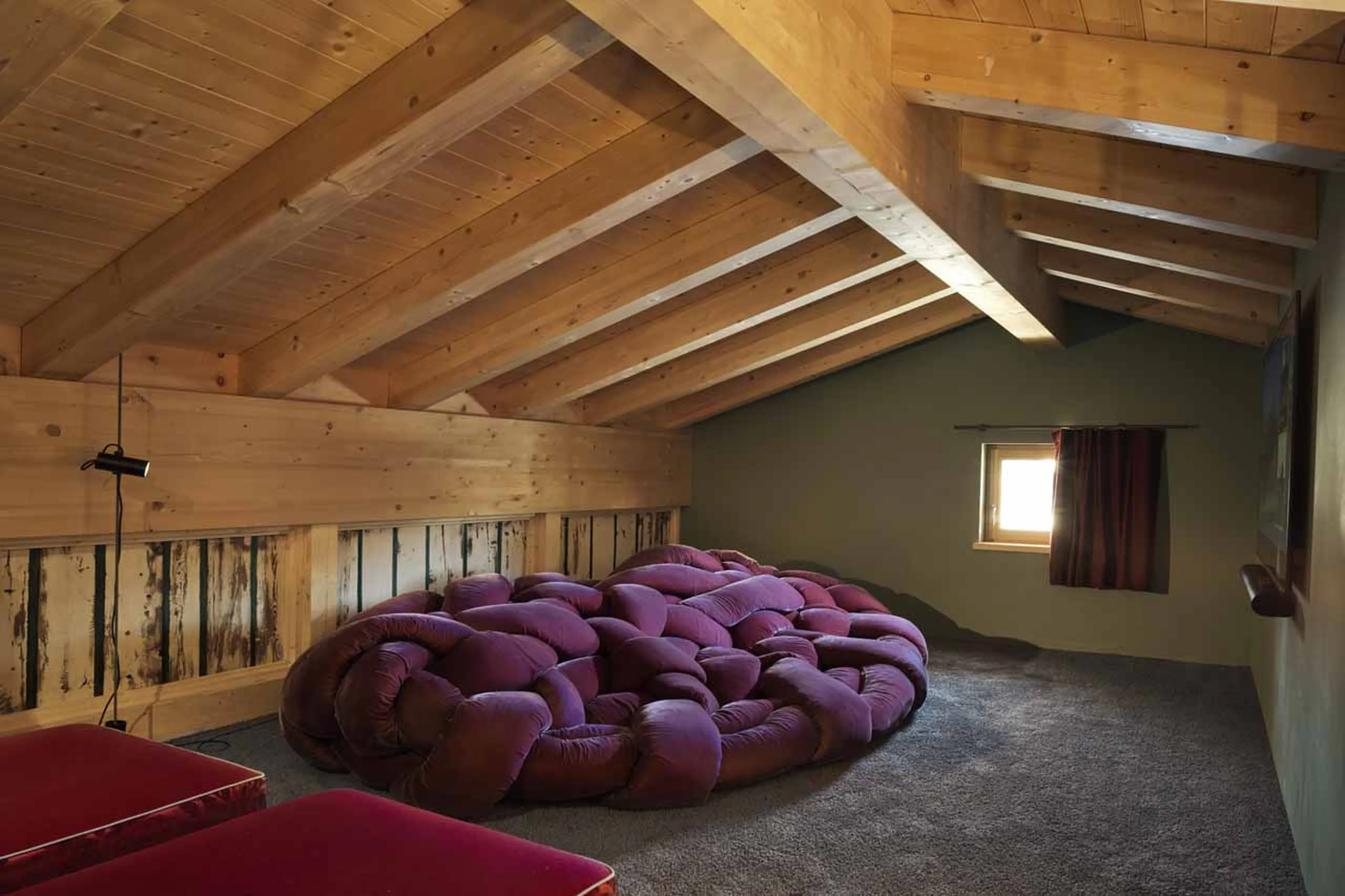 Mezzanine snug at Chalet Serge in Cortina