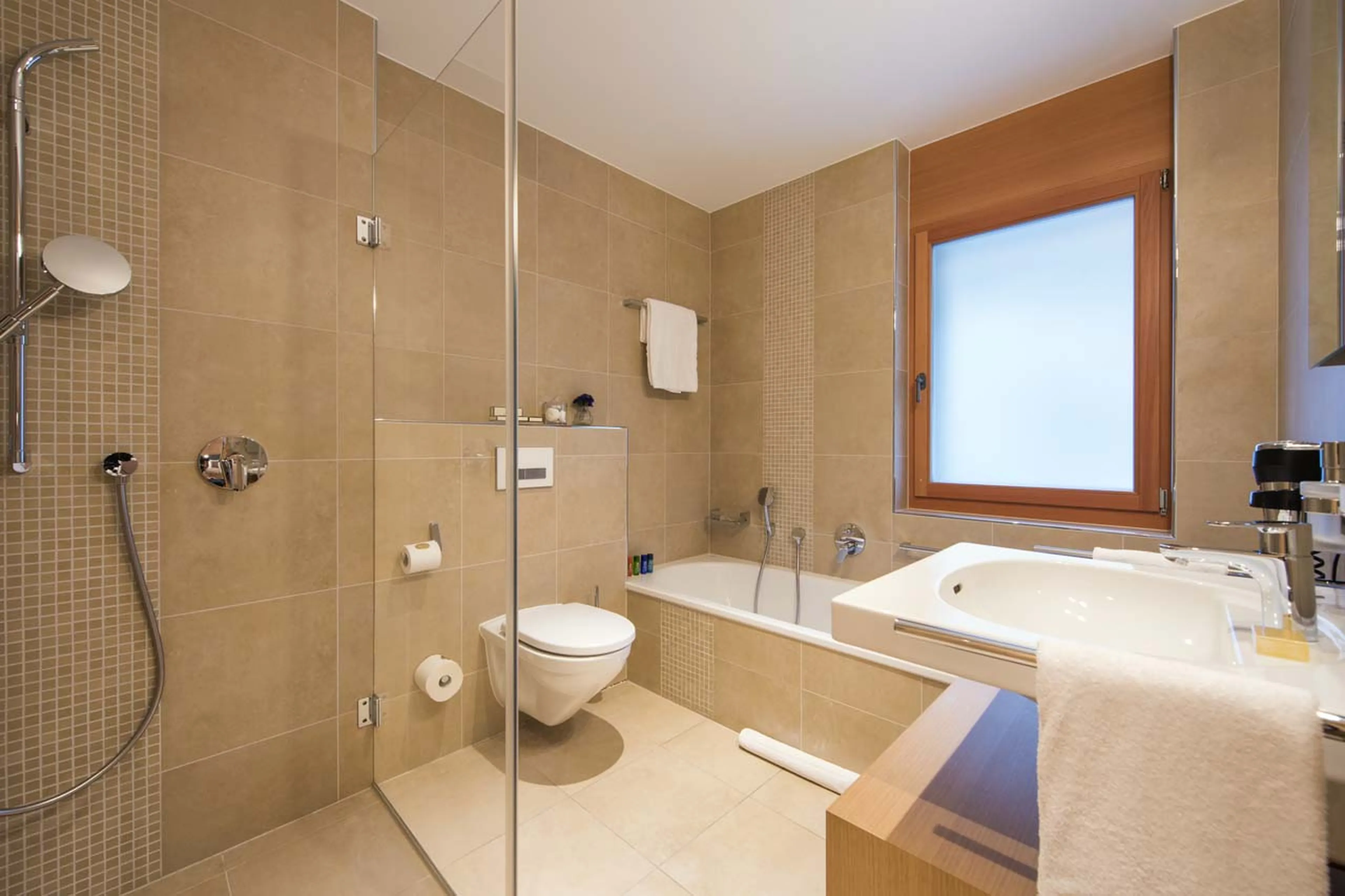 Bathroom seven at Chalet Shalimar in Zermatt