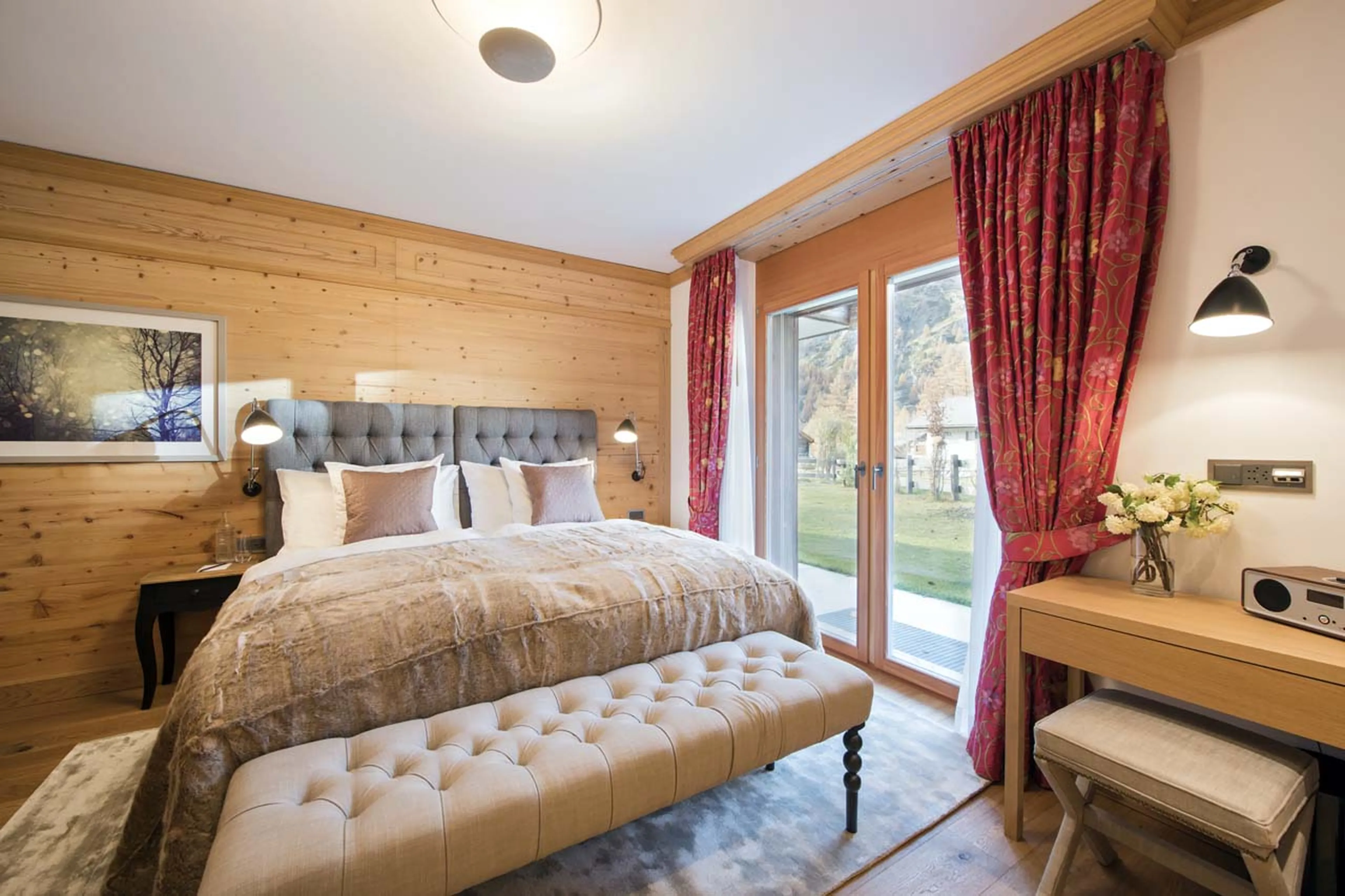 Bedroom nine at Chalet Shalimar in Zermatt