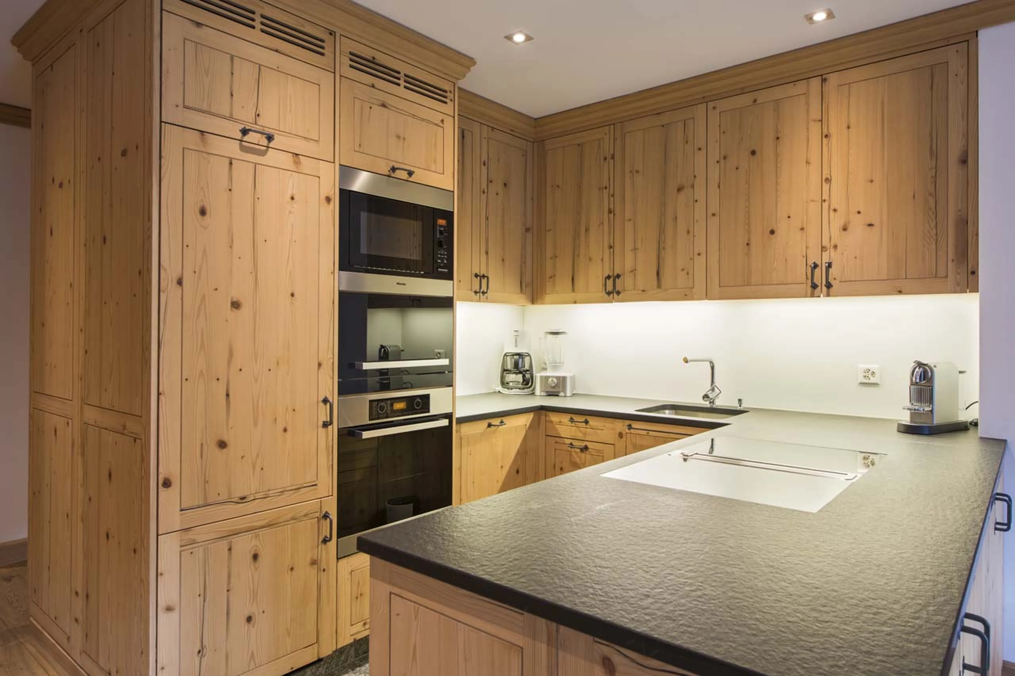 Kitchen at Chalet Shalimar in Zermatt