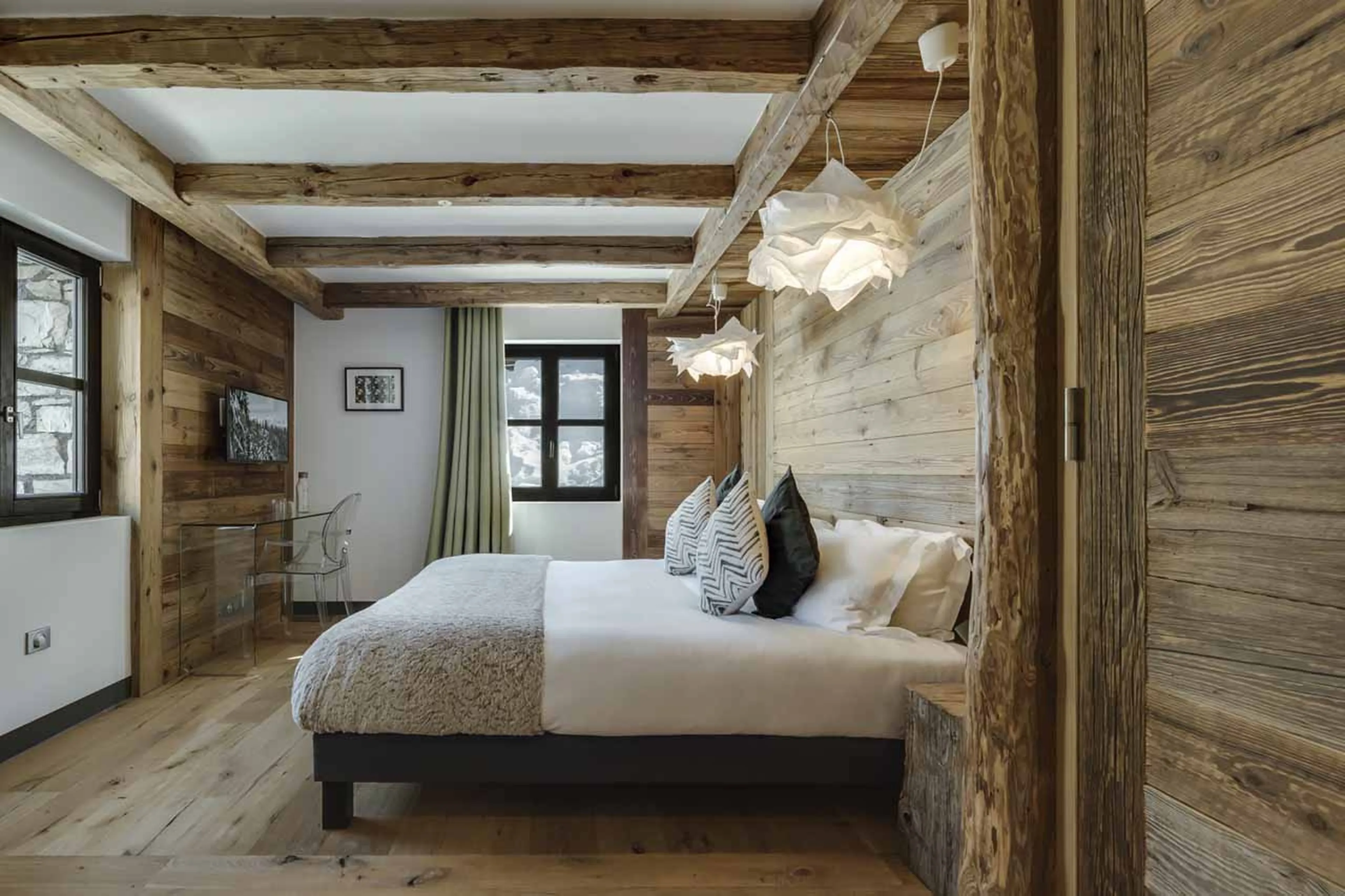 Bedroom four at Chalet Shar Pei in Val d'Isere