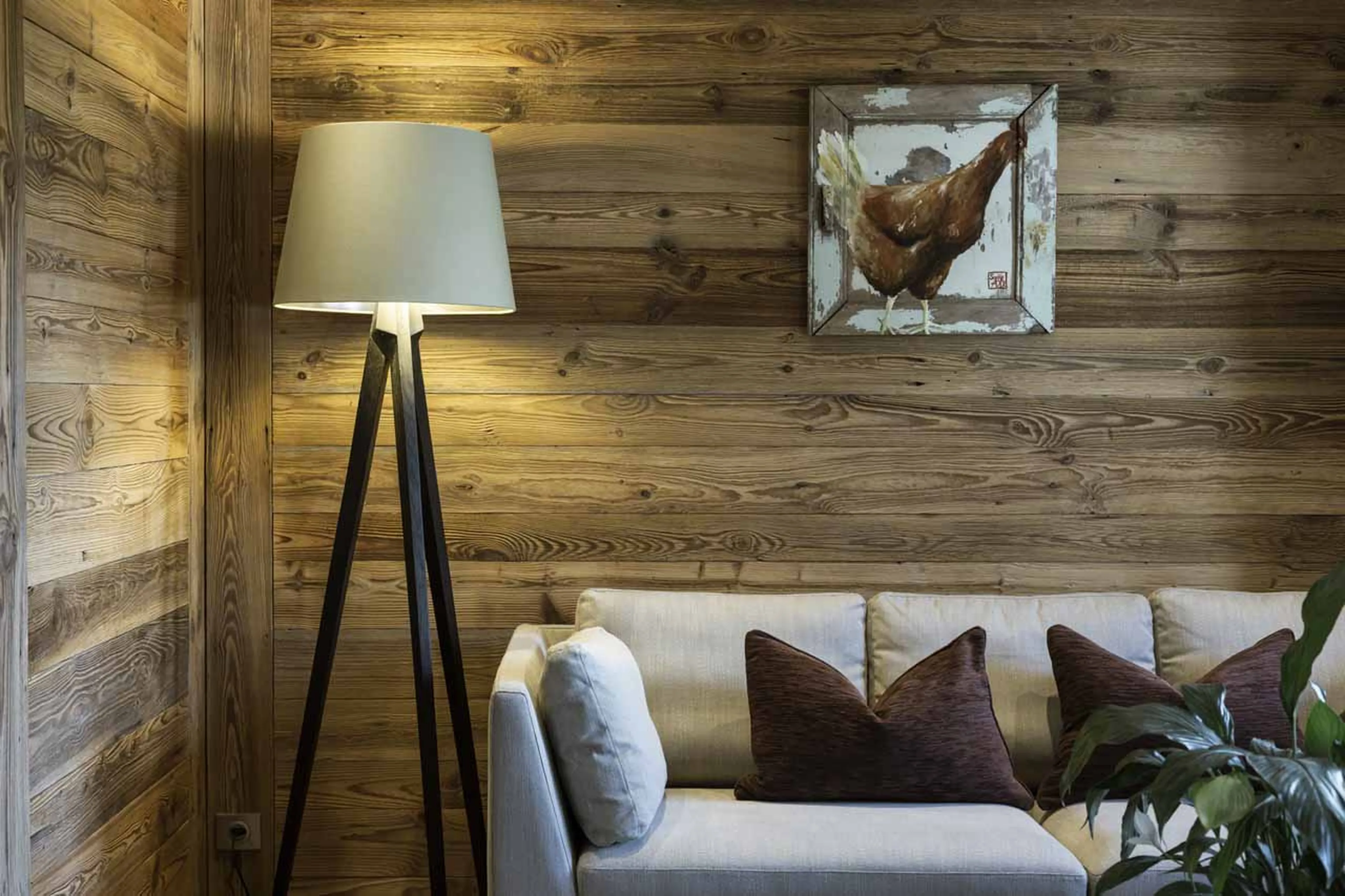 Sofa area in bedroom at Chalet Shar Pei in Val d'Isere