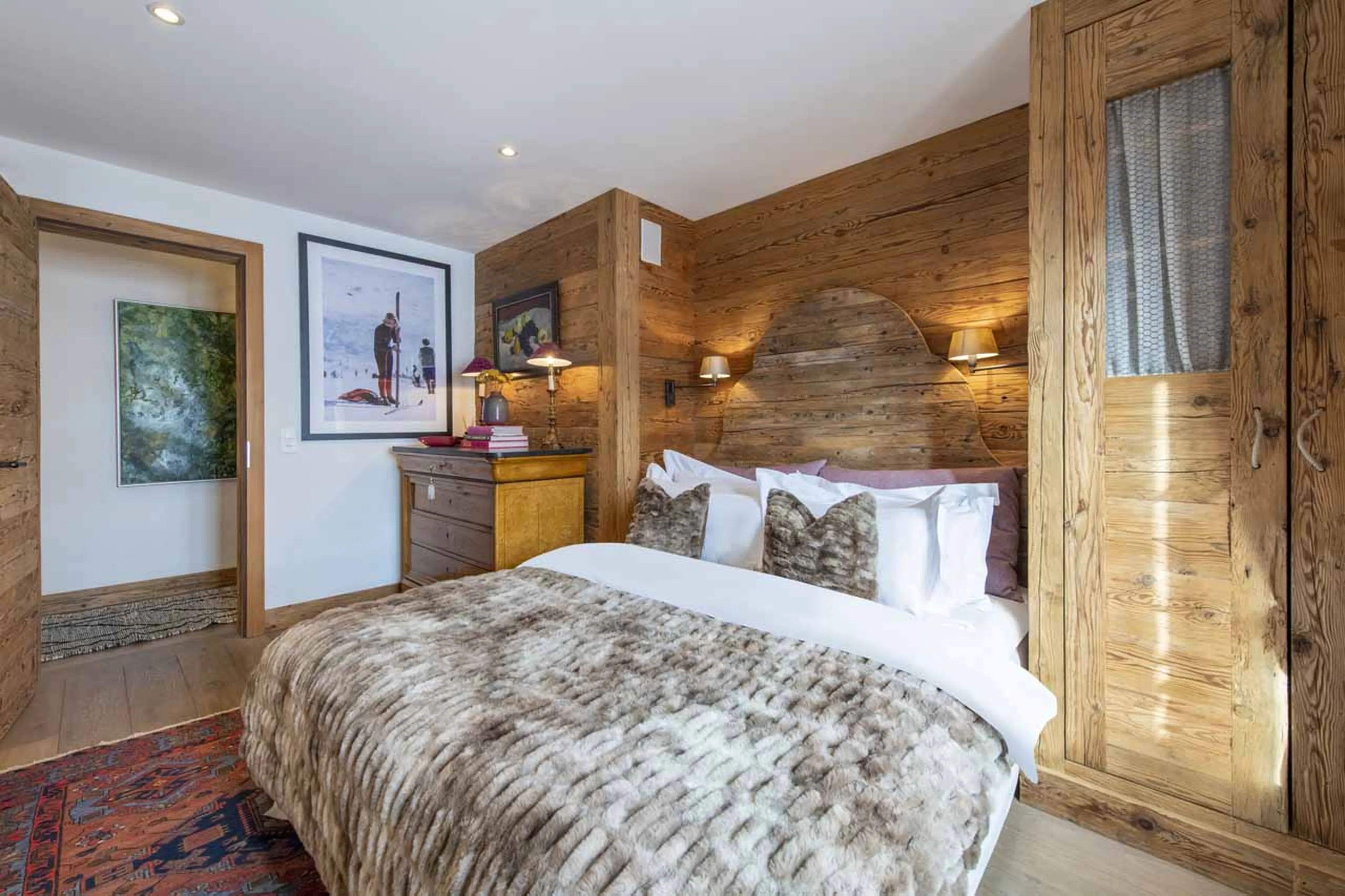 Bedroom two at Apartment Silver in Verbier