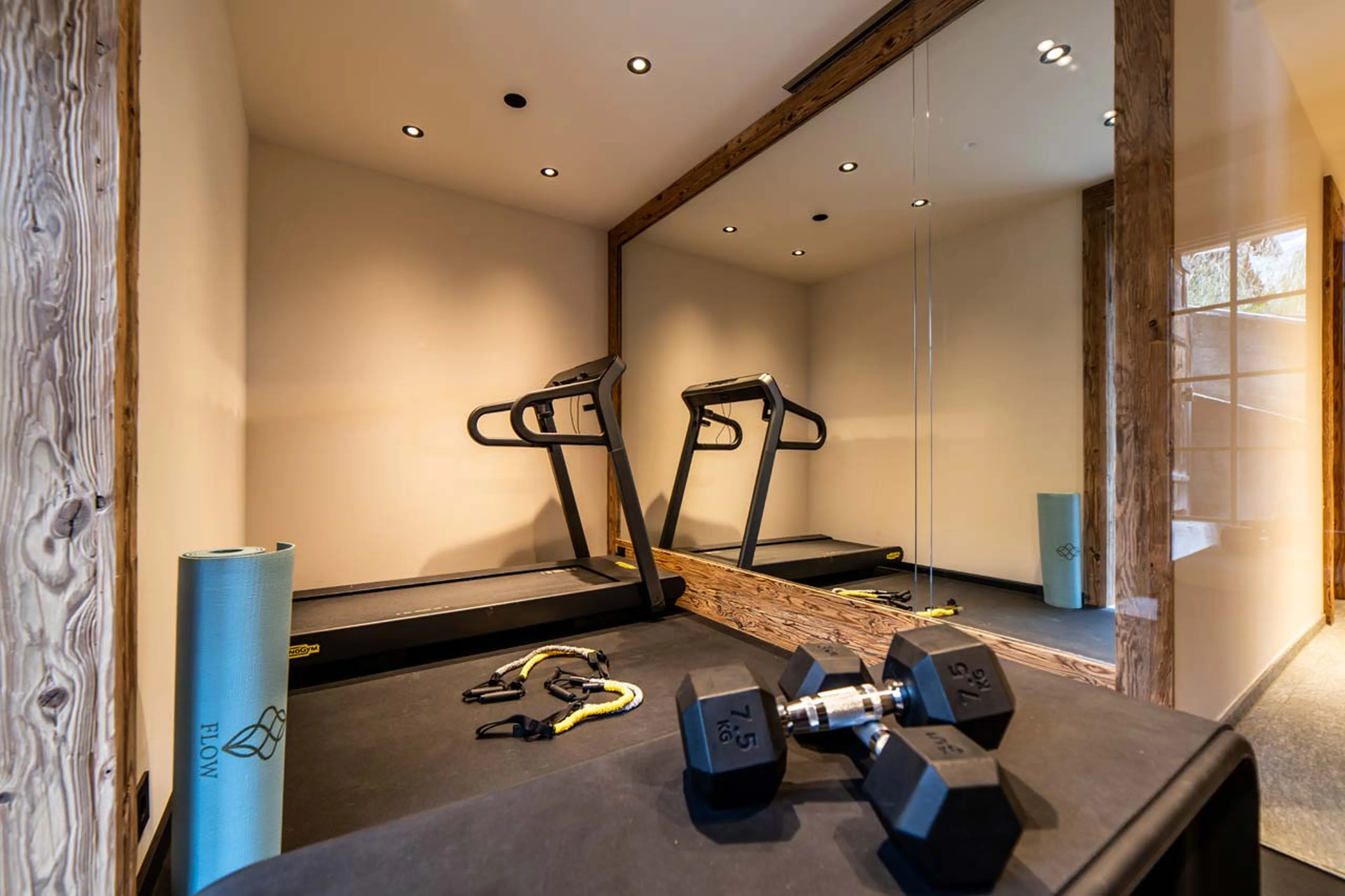Gym at Chalet Simon in Saas Fee