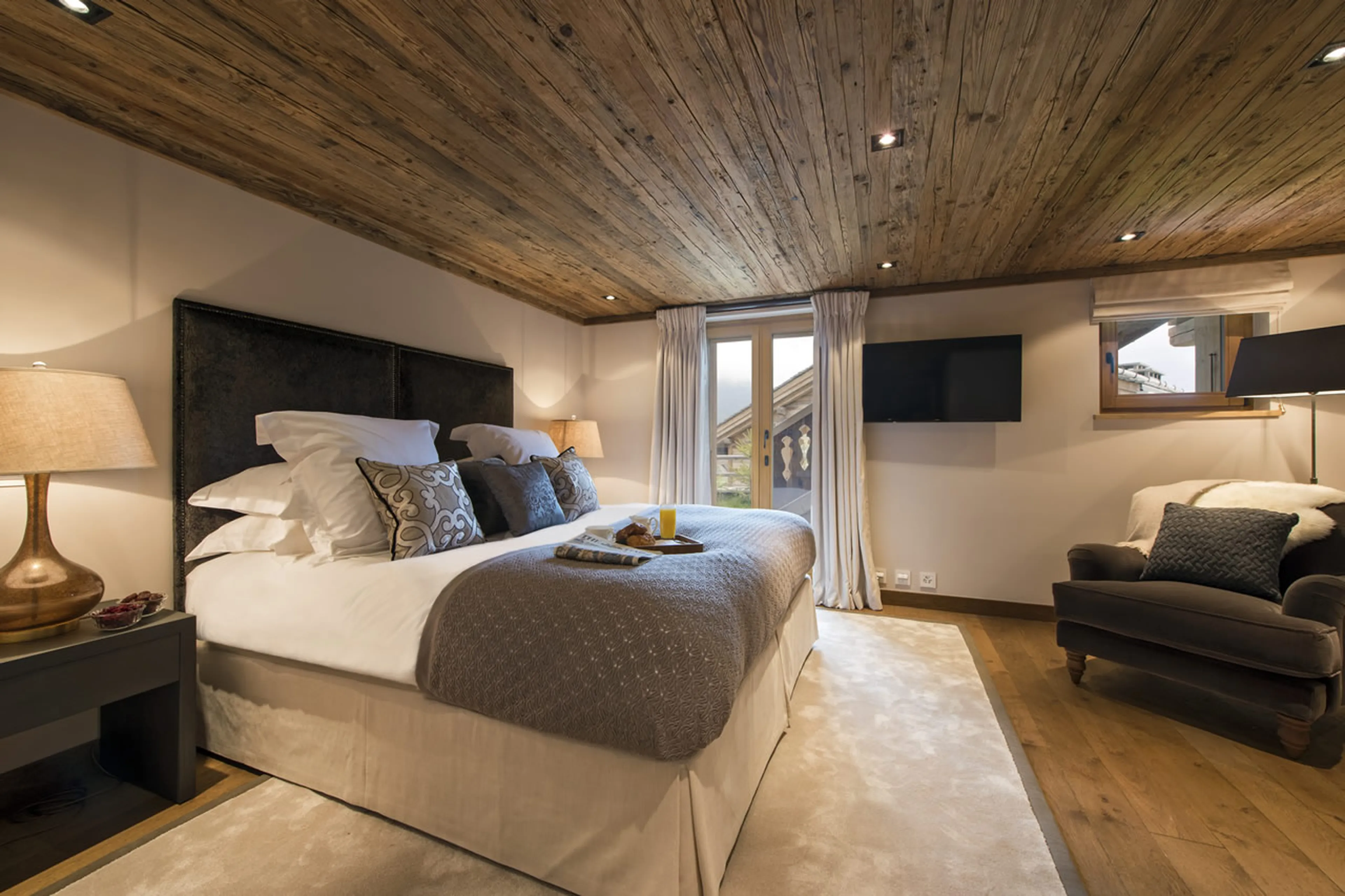 Bedroom seven at Alpine Estate in Verbier