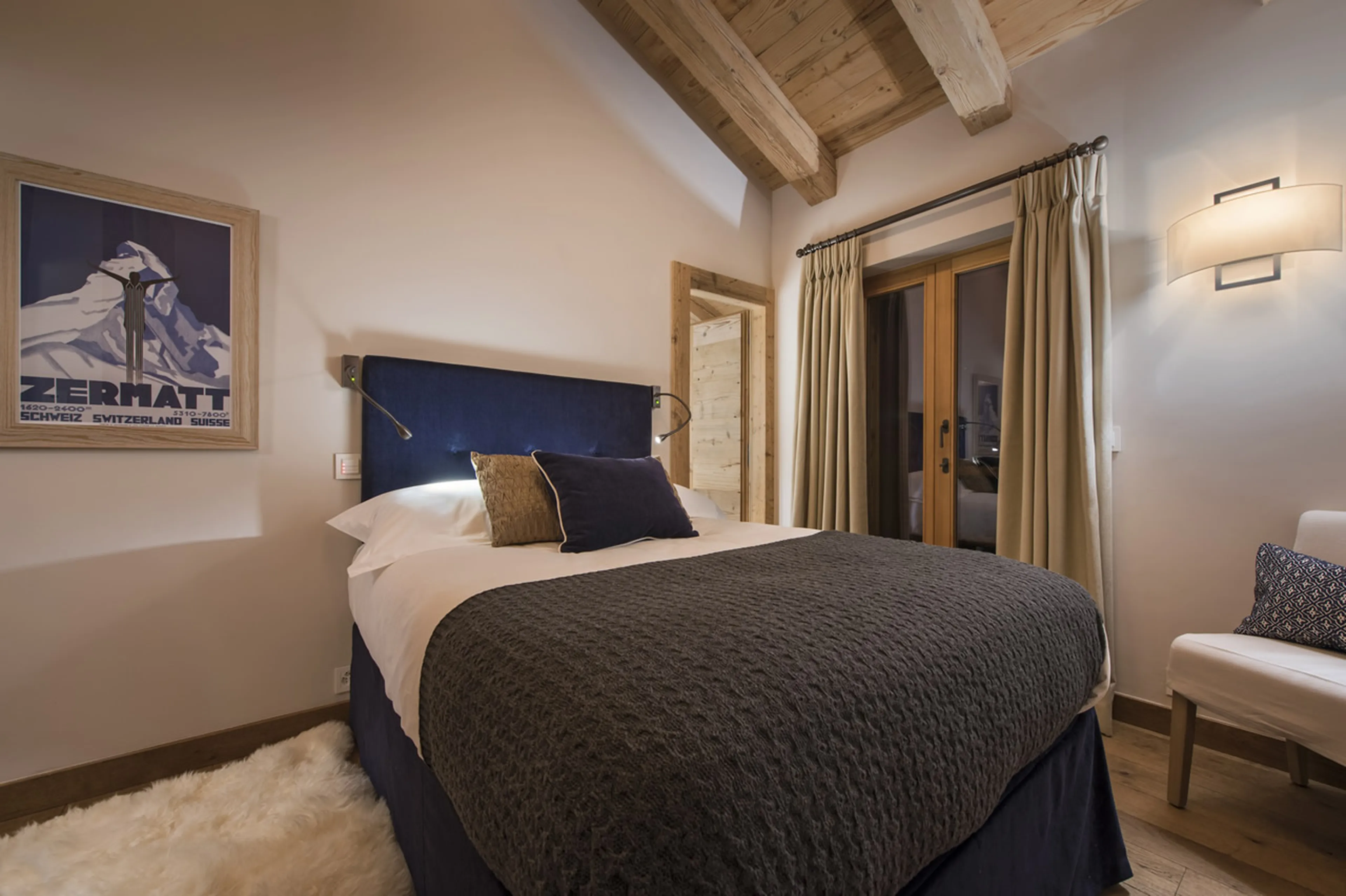 Bedroom ten at Alpine Estate in Verbier